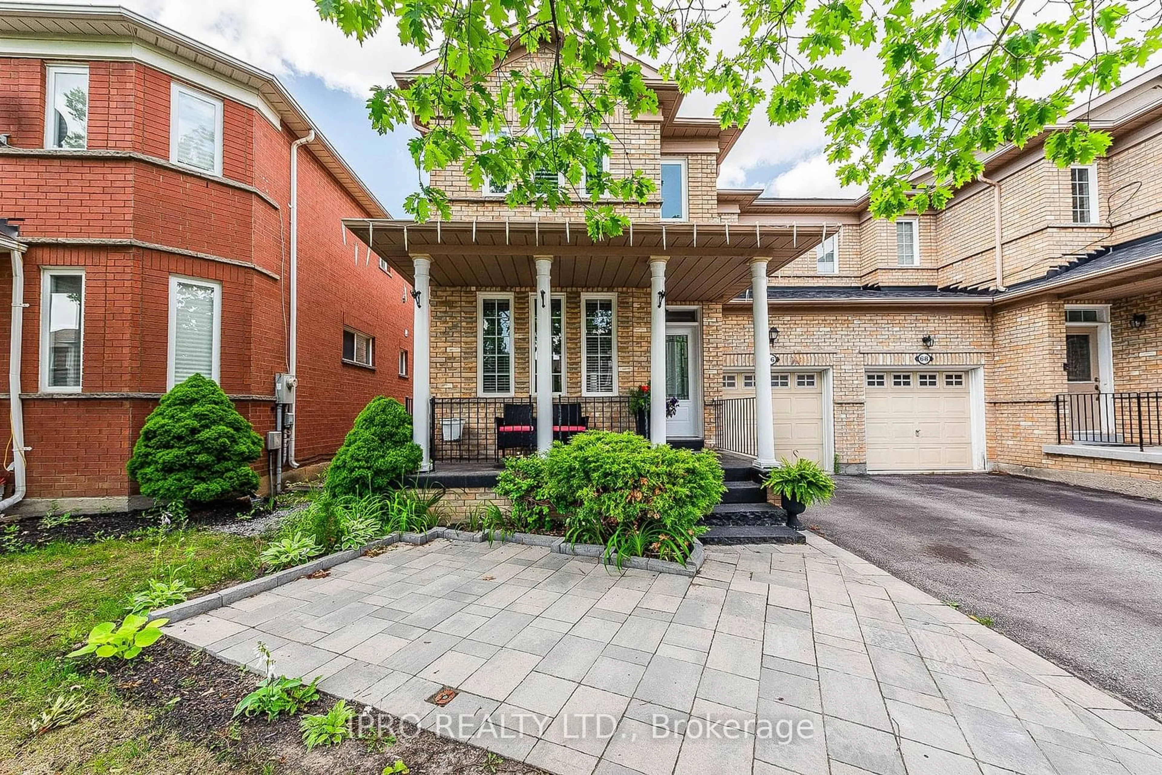Home with brick exterior material for 66 Skylark Dr, Vaughan Ontario L4H 2C4