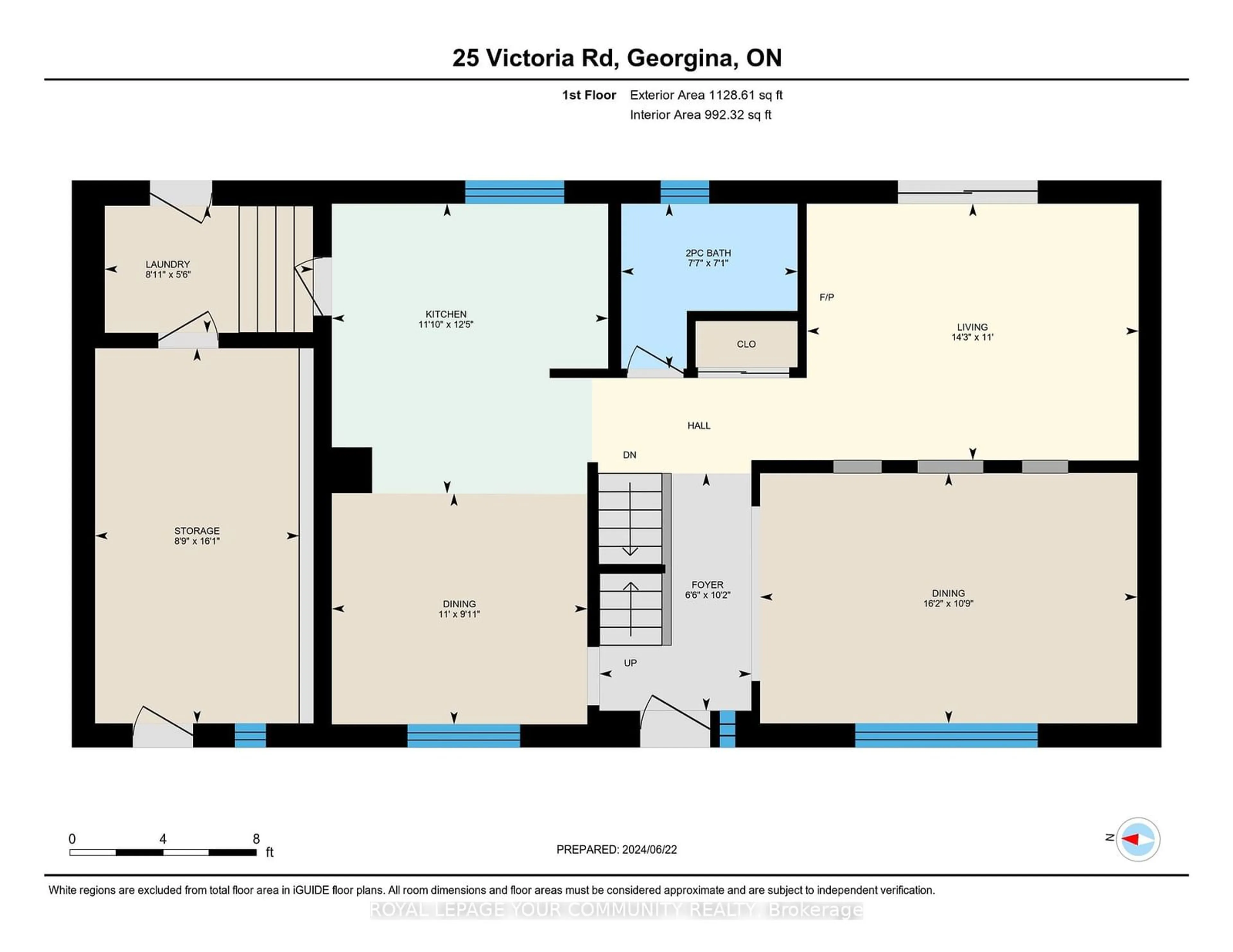 Floor plan for 25 Victoria Rd, Georgina Ontario L0C 1L0
