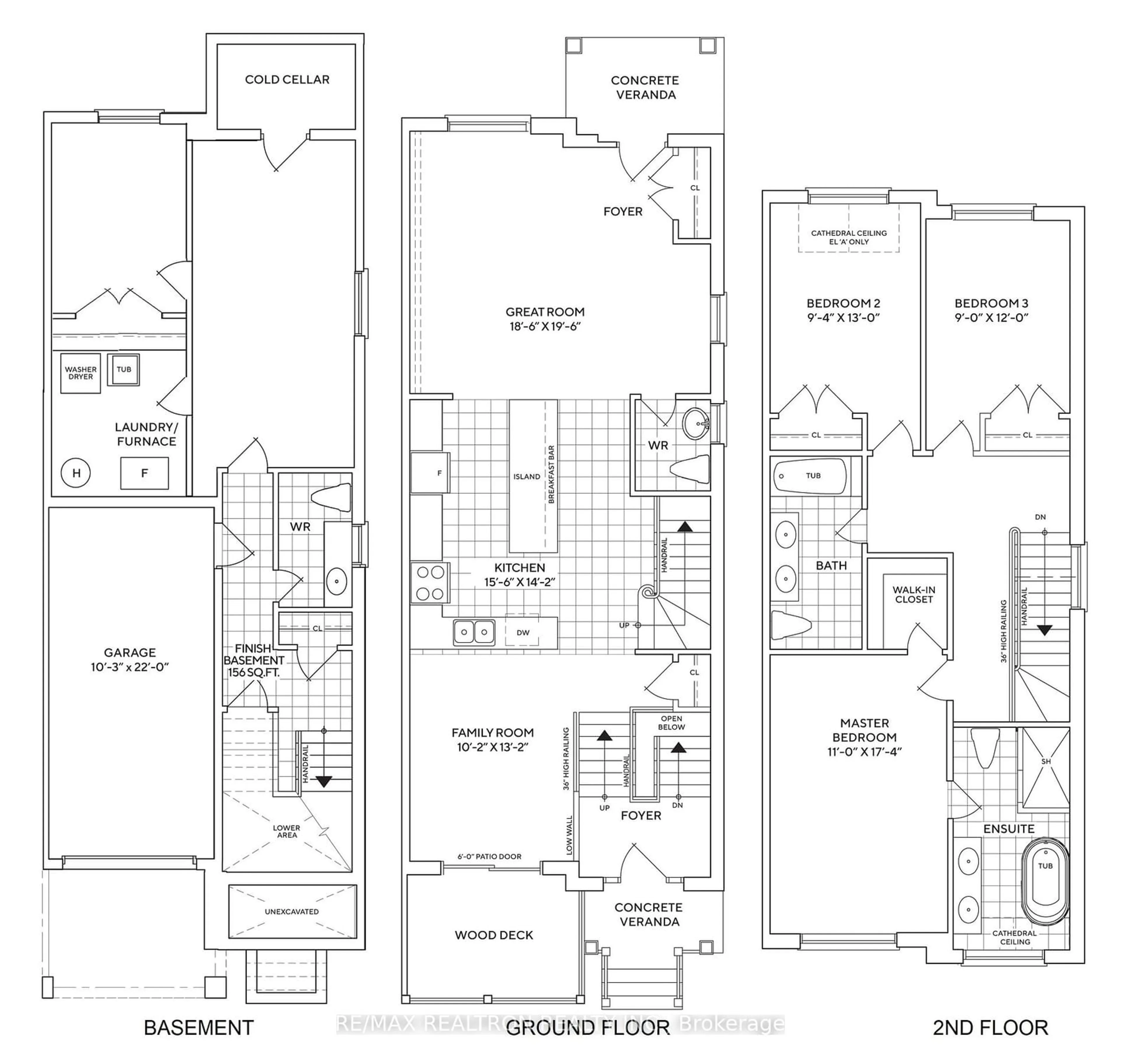 Floor plan for BLK134B Seguin St #134B-4, Richmond Hill Ontario L4E 2Y9