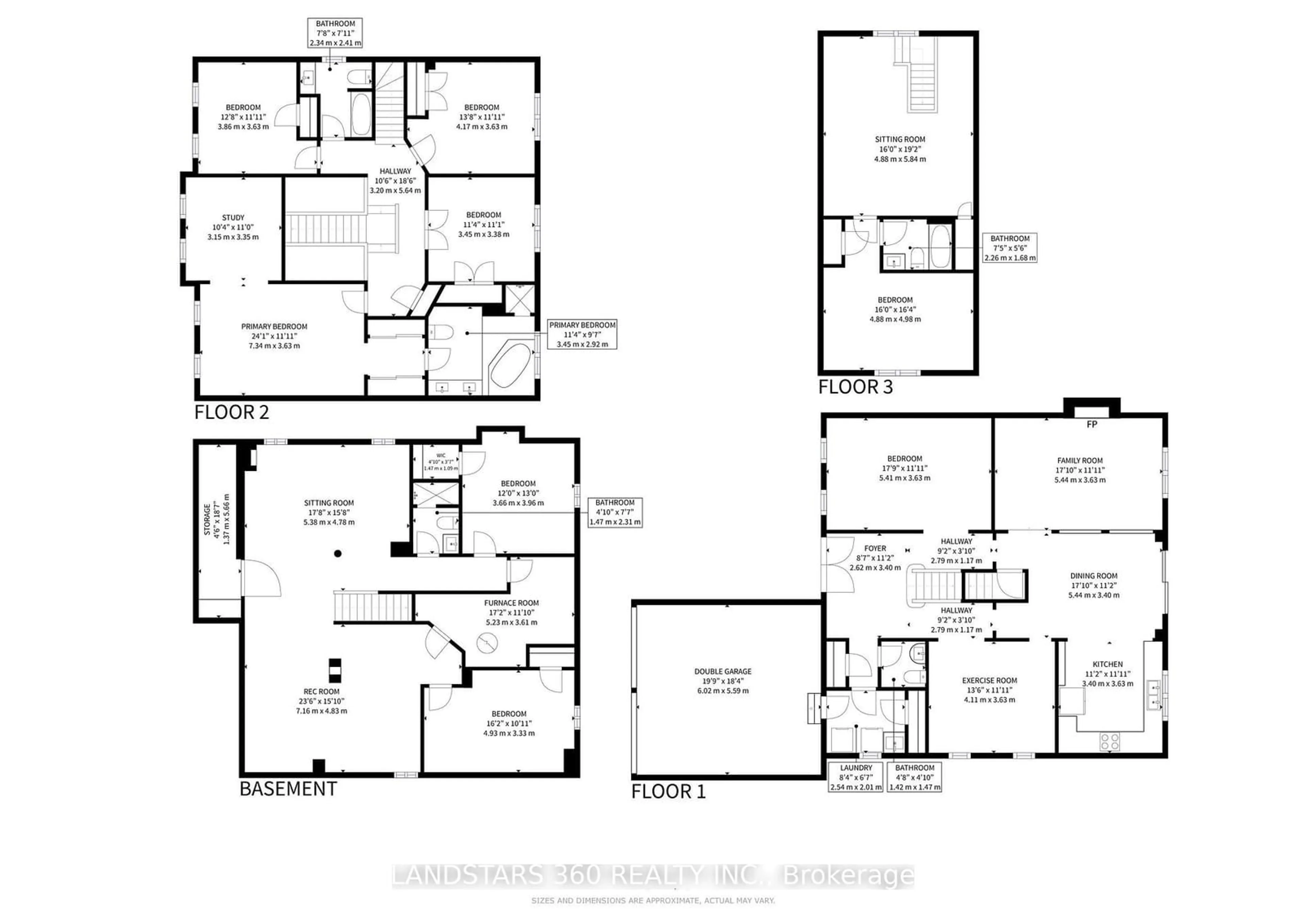 Floor plan for 592 Village Pkwy, Markham Ontario L3R 6C2