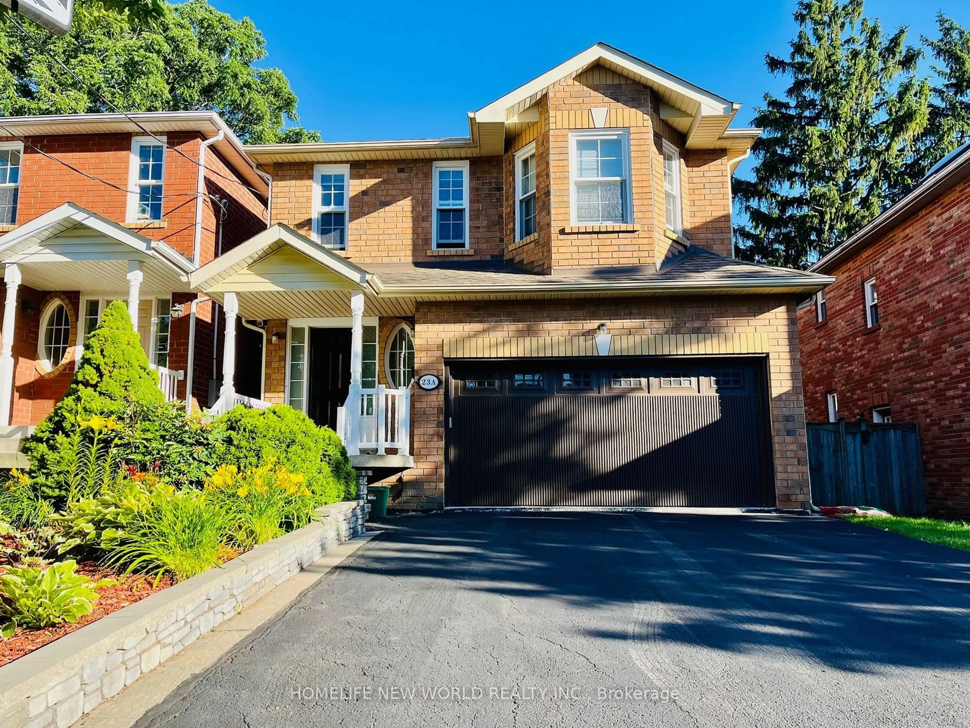 Home with brick exterior material for 23A Wilson St, Markham Ontario L3P 1M9