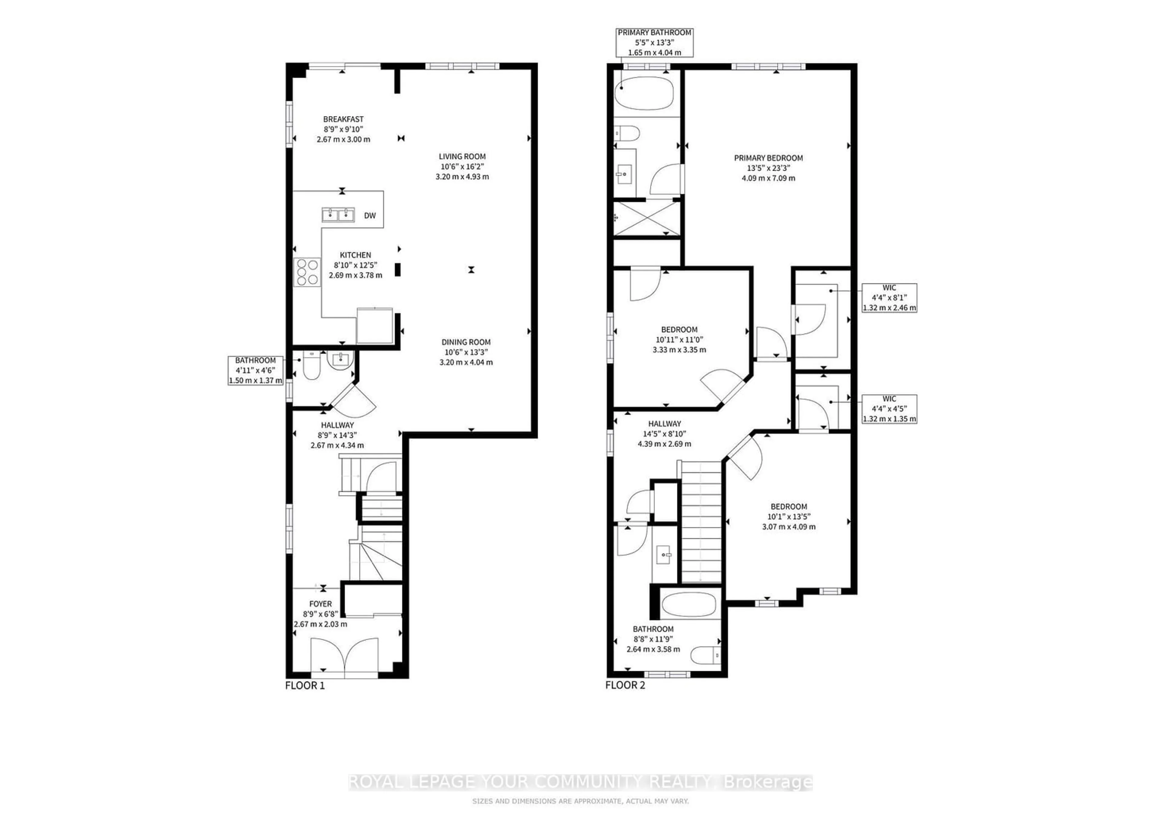 Floor plan for 18 Barli Cres, Vaughan Ontario L6A 4L4