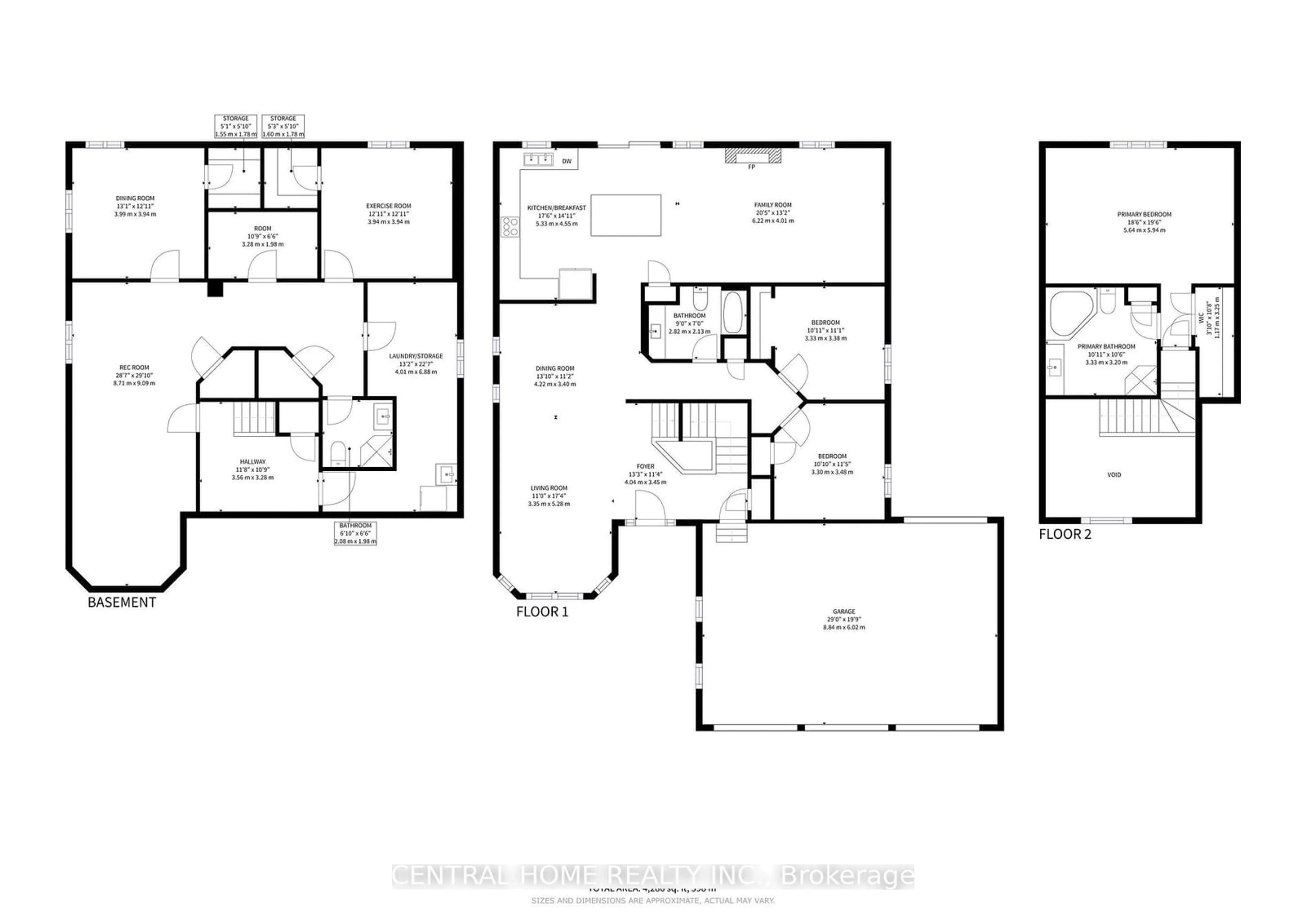 Floor plan for 49 Ferncroft Dr, Georgina Ontario L4P 4B8