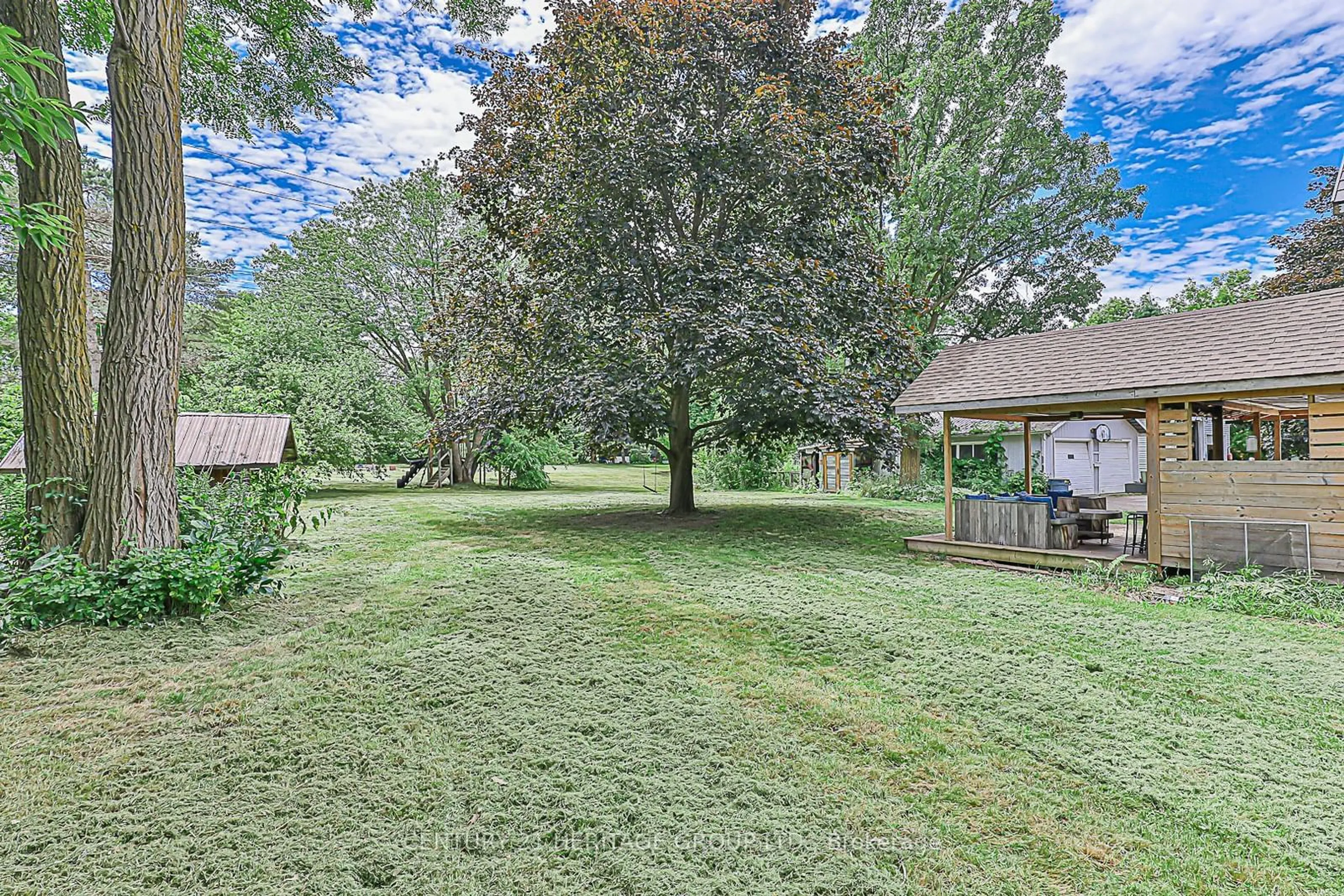 Fenced yard for 4533 Mt Albert Rd, East Gwillimbury Ontario L0G 1M0