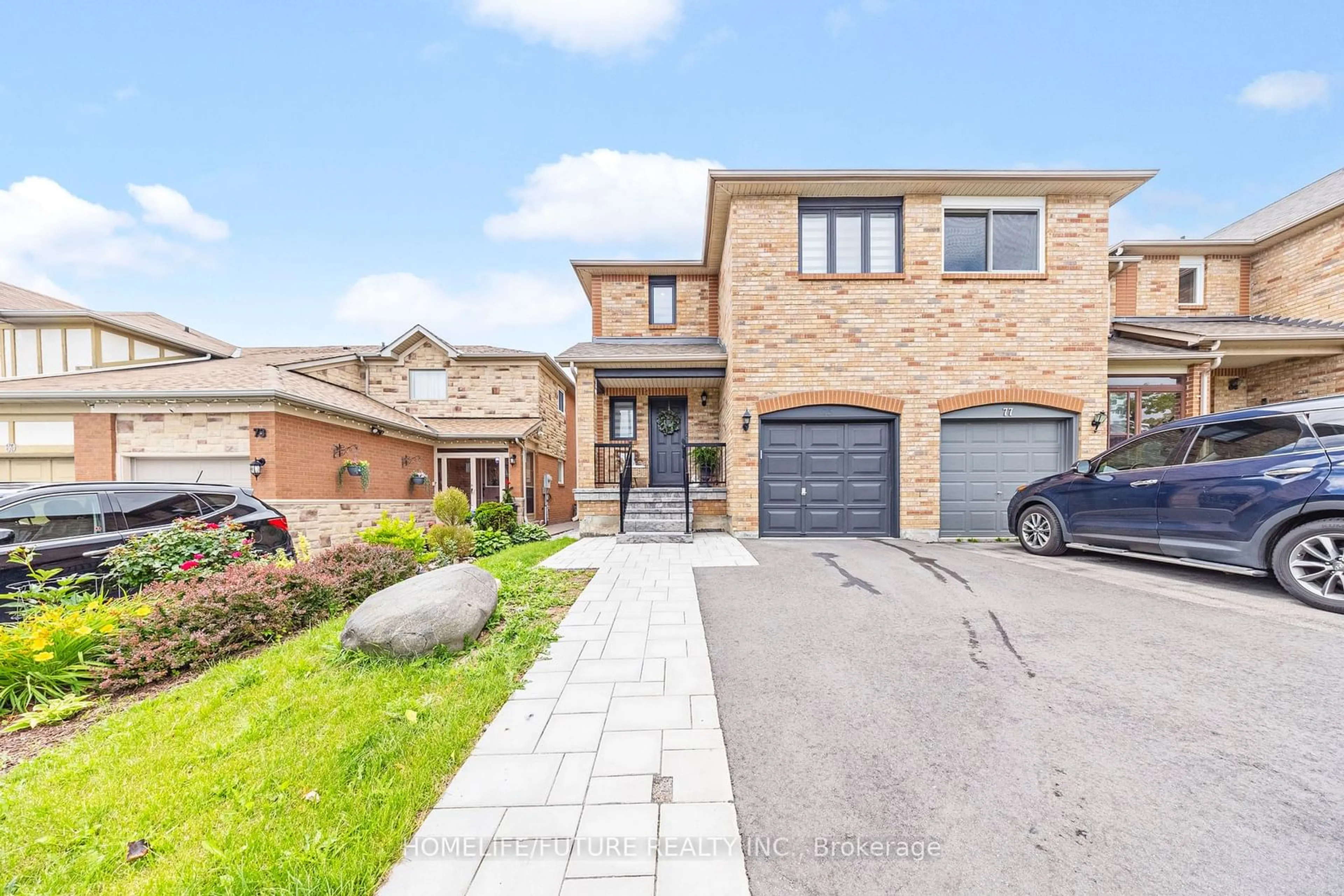 Home with brick exterior material for 75 Carron Ave, Vaughan Ontario L6A 1Y6