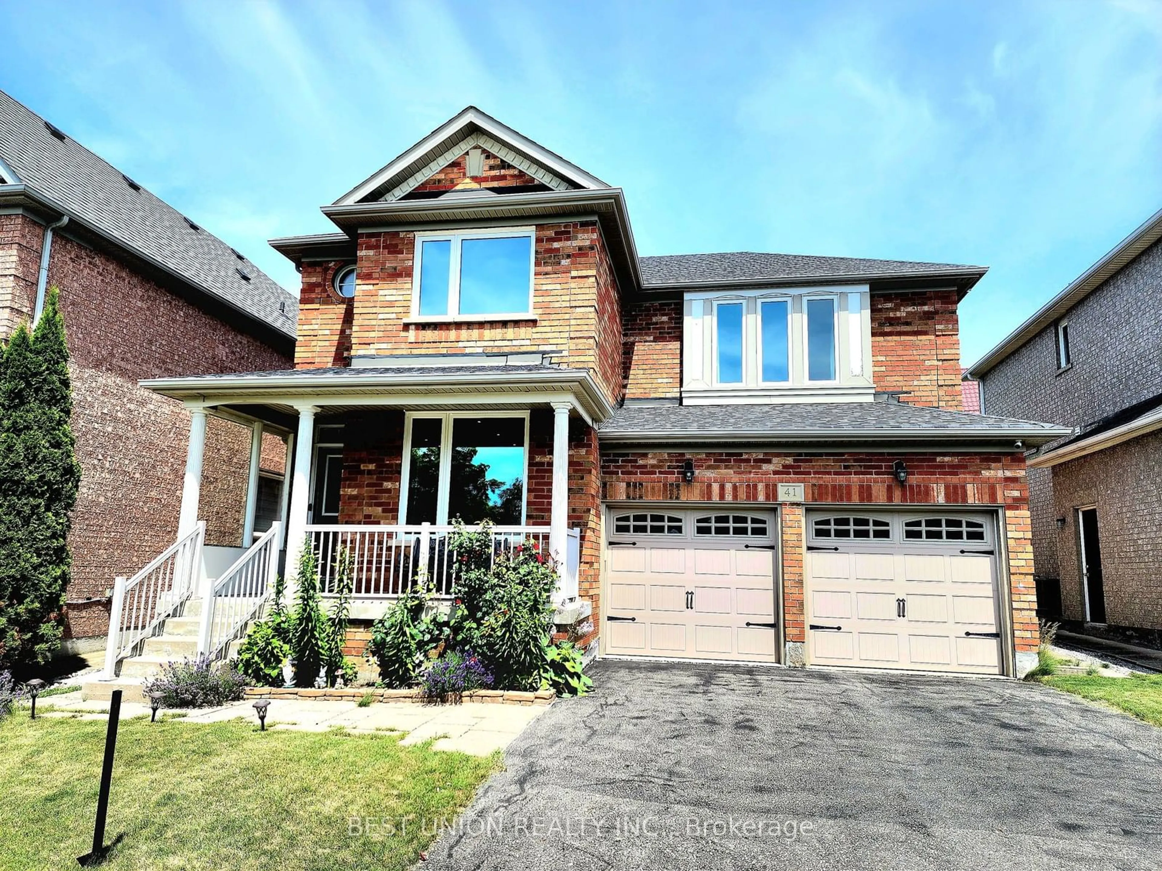 Home with brick exterior material for 41 Golden Meadow Dr, Markham Ontario L6E 1E4