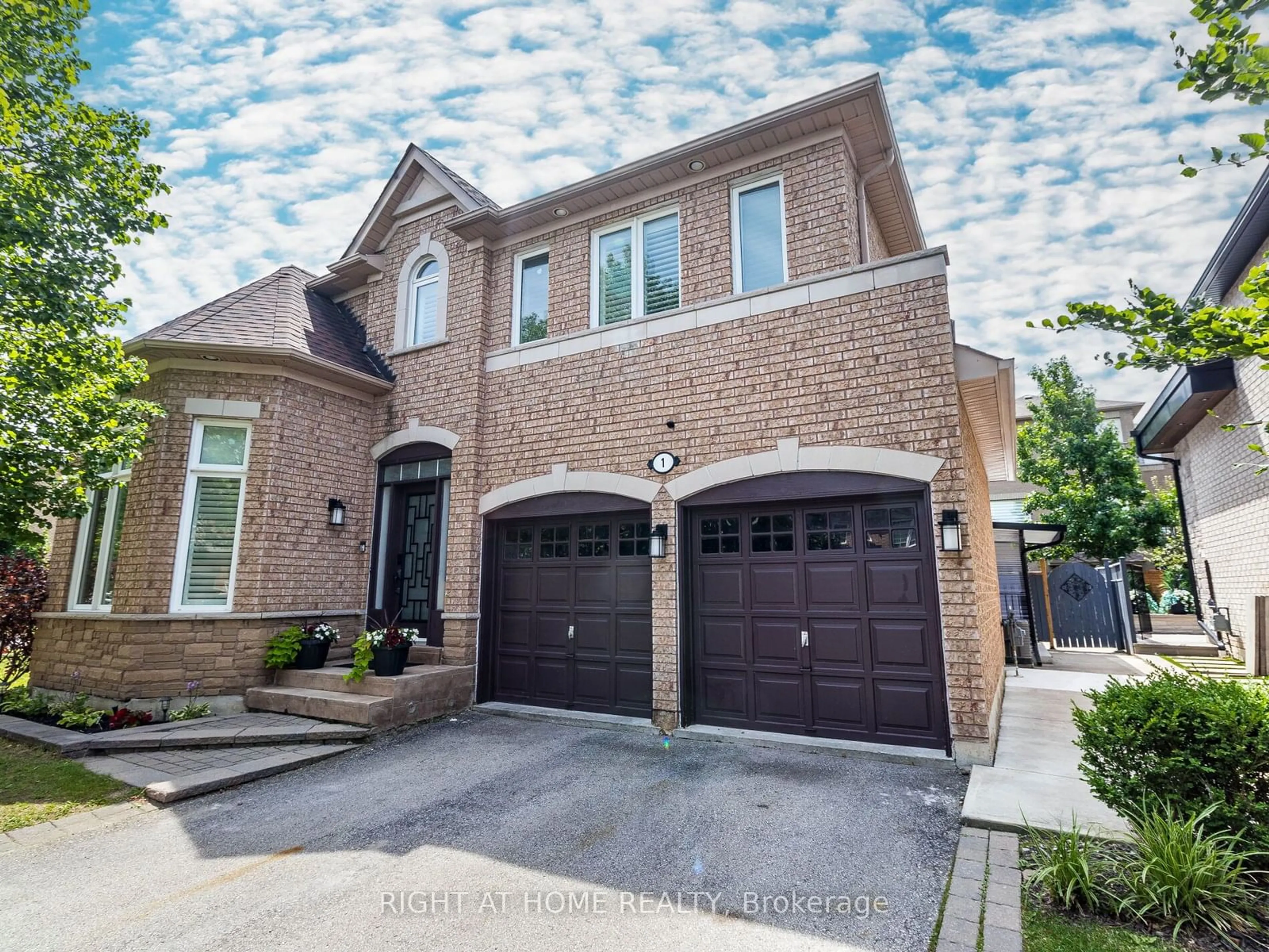 Home with brick exterior material for 1 Ferdinand Ave, Vaughan Ontario L6A 2Z4
