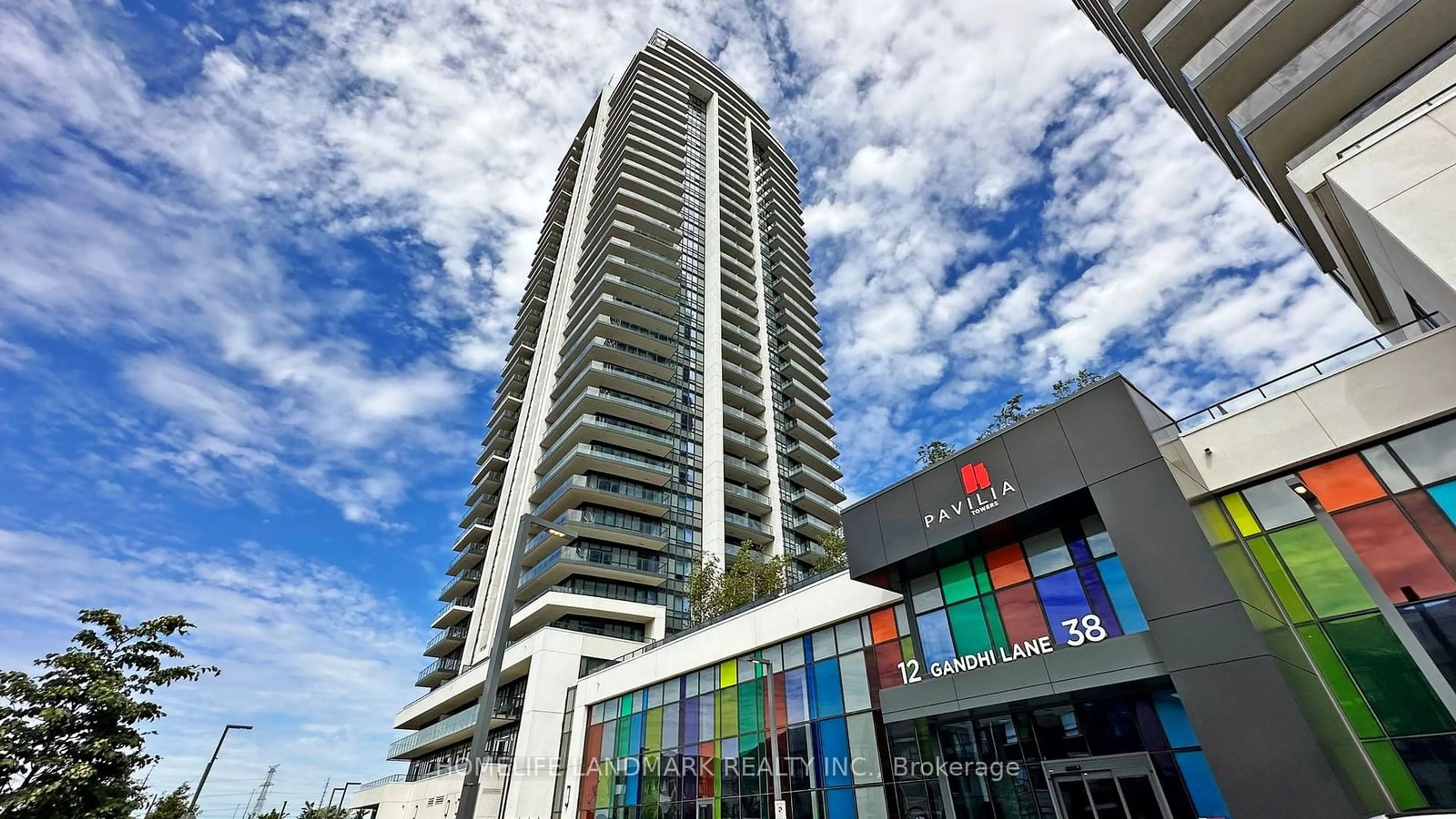 A pic from exterior of the house or condo for 12 Gandhi Lane #3009, Markham Ontario L3T 0G8