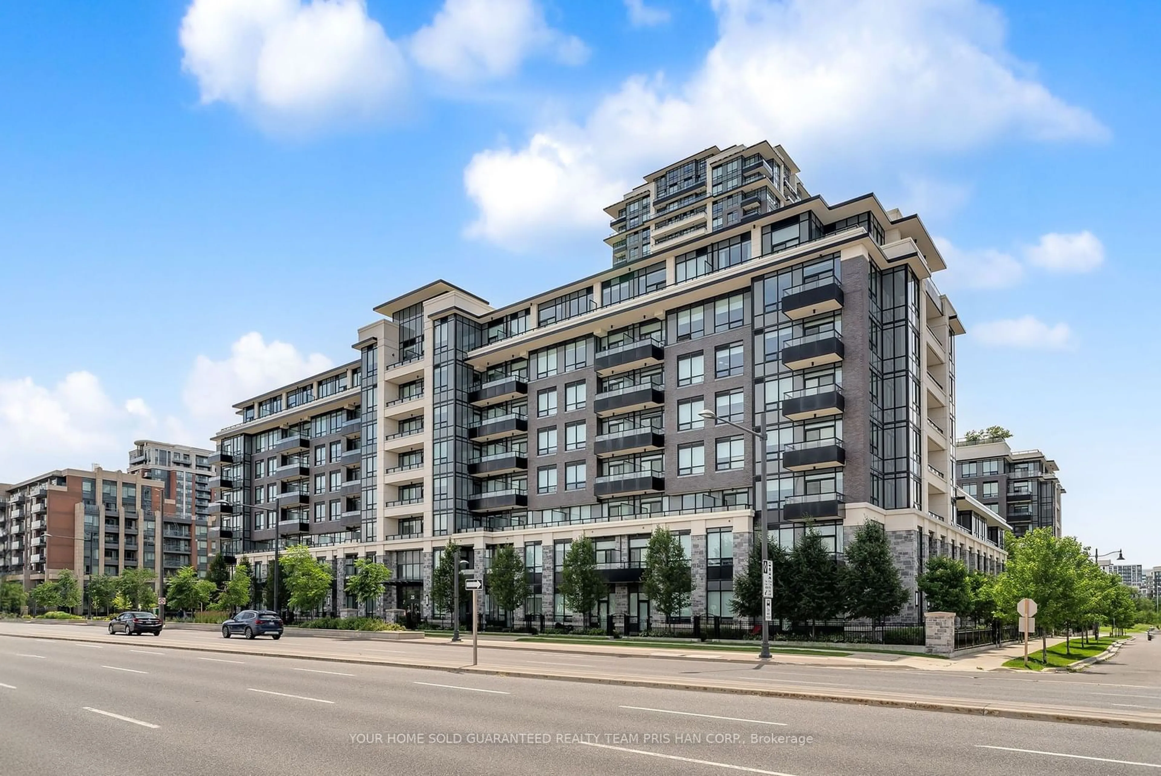 A pic from exterior of the house or condo for 25 Water Walk Dr #208, Markham Ontario L6G 0G3
