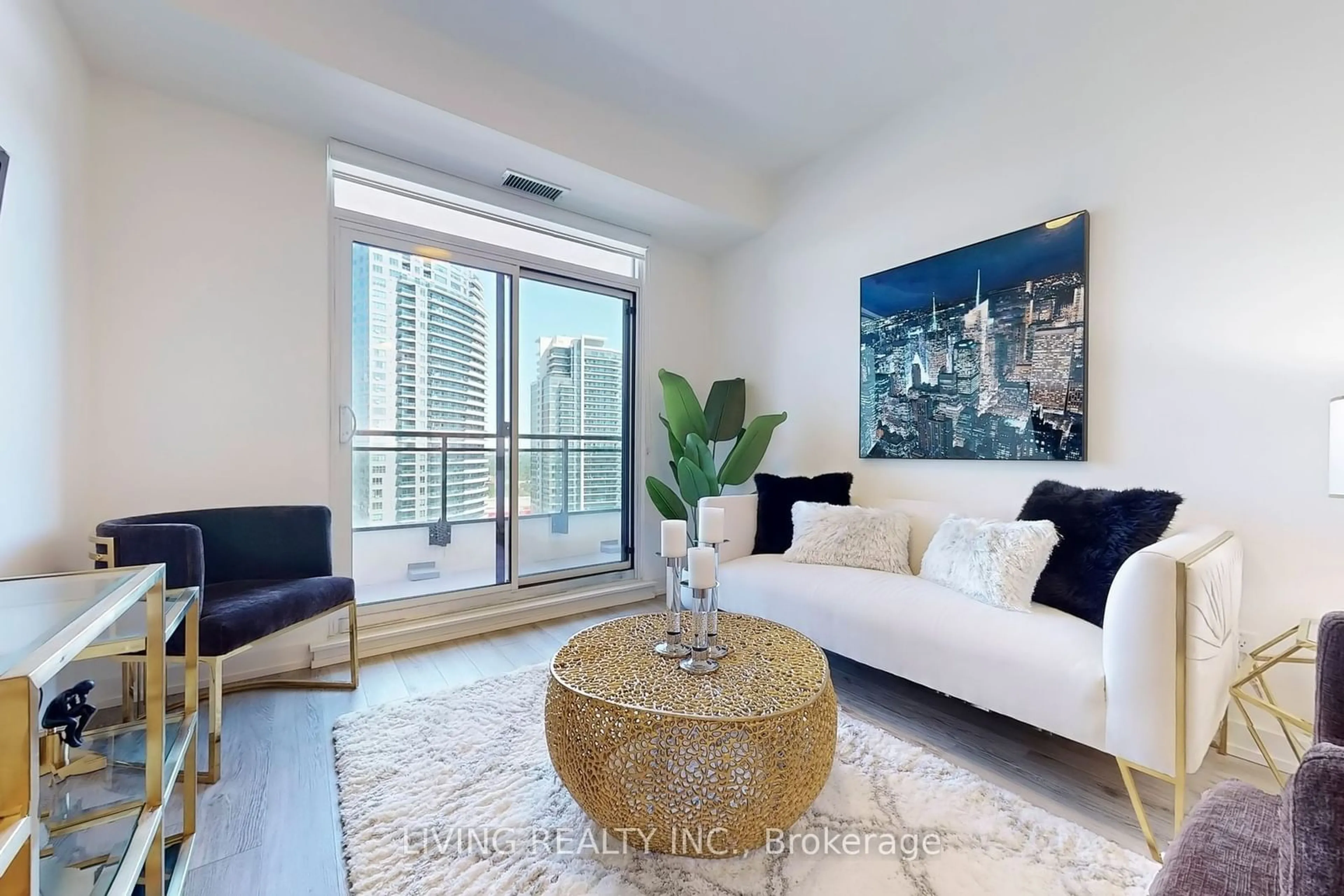 Living room for 1 Grandview Ave #1602, Markham Ontario L3T 0G7