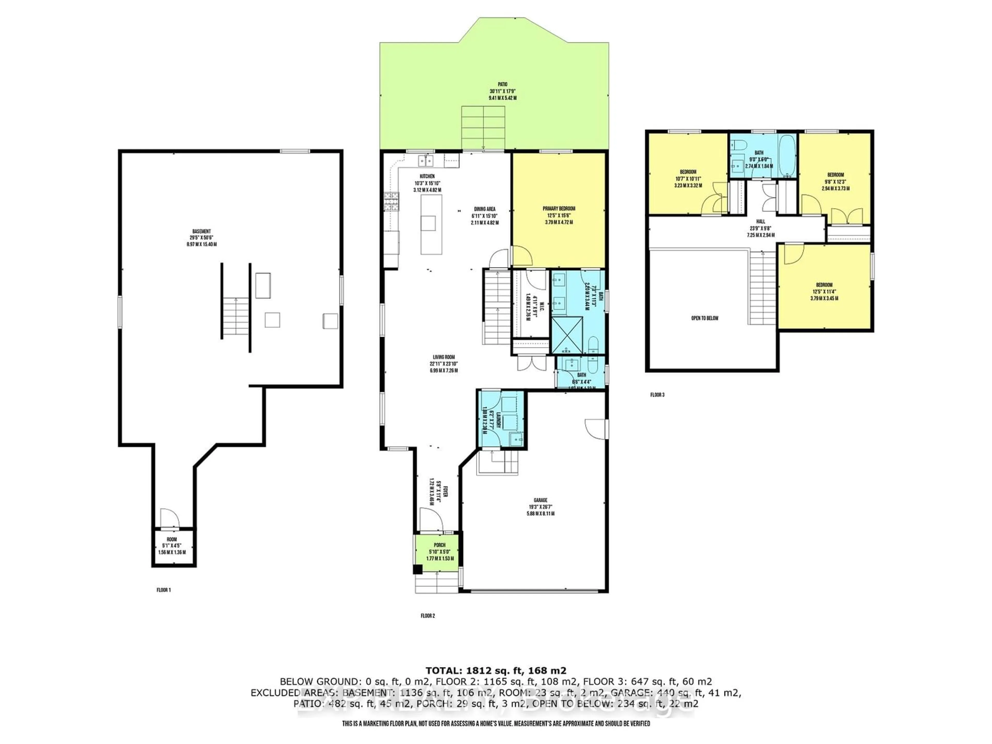 Floor plan for 107 Gardiner Dr, Bradford West Gwillimbury Ontario L3Z 0J6