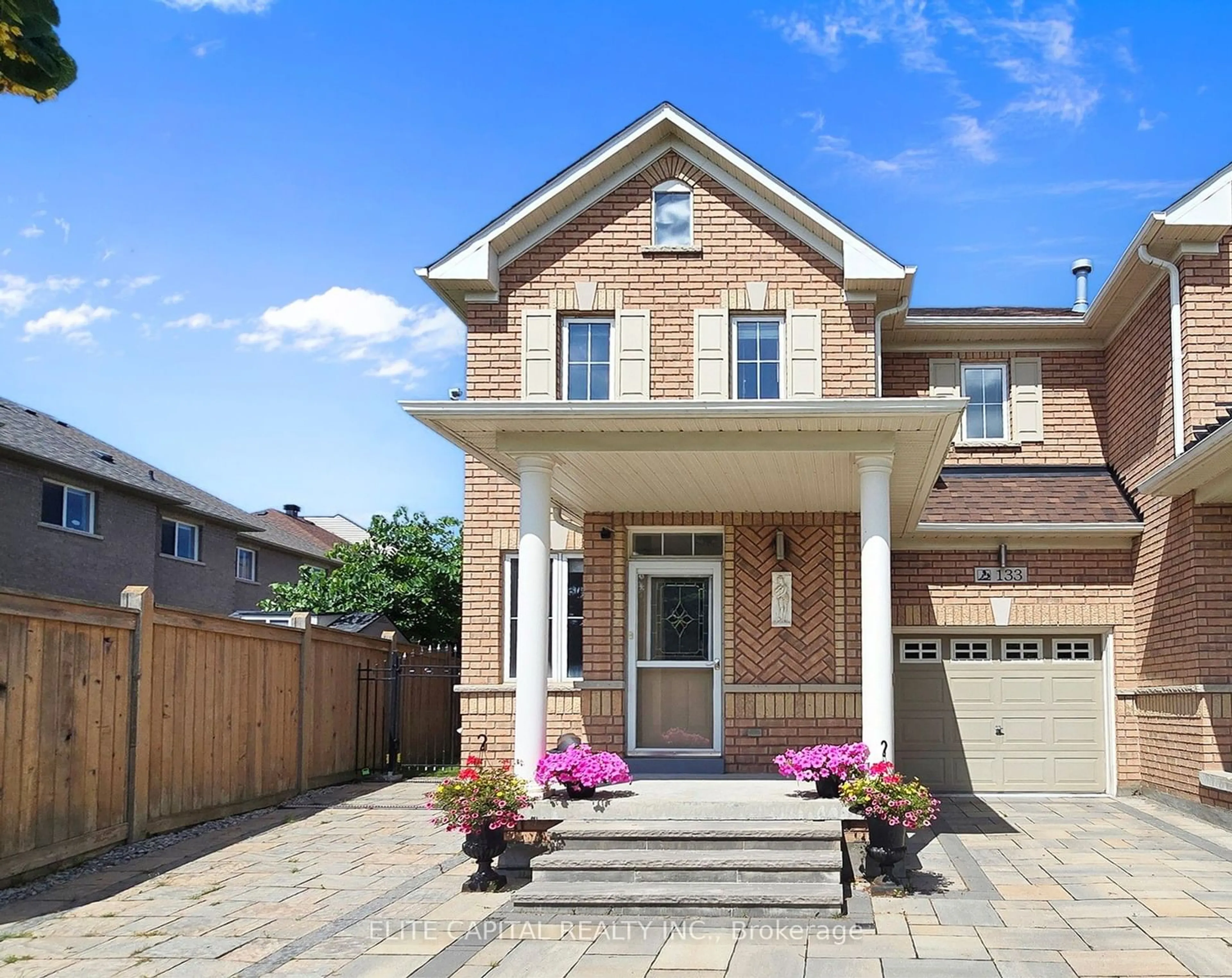 Home with brick exterior material for 133 Dovetail Dr, Richmond Hill Ontario L4E 5A6