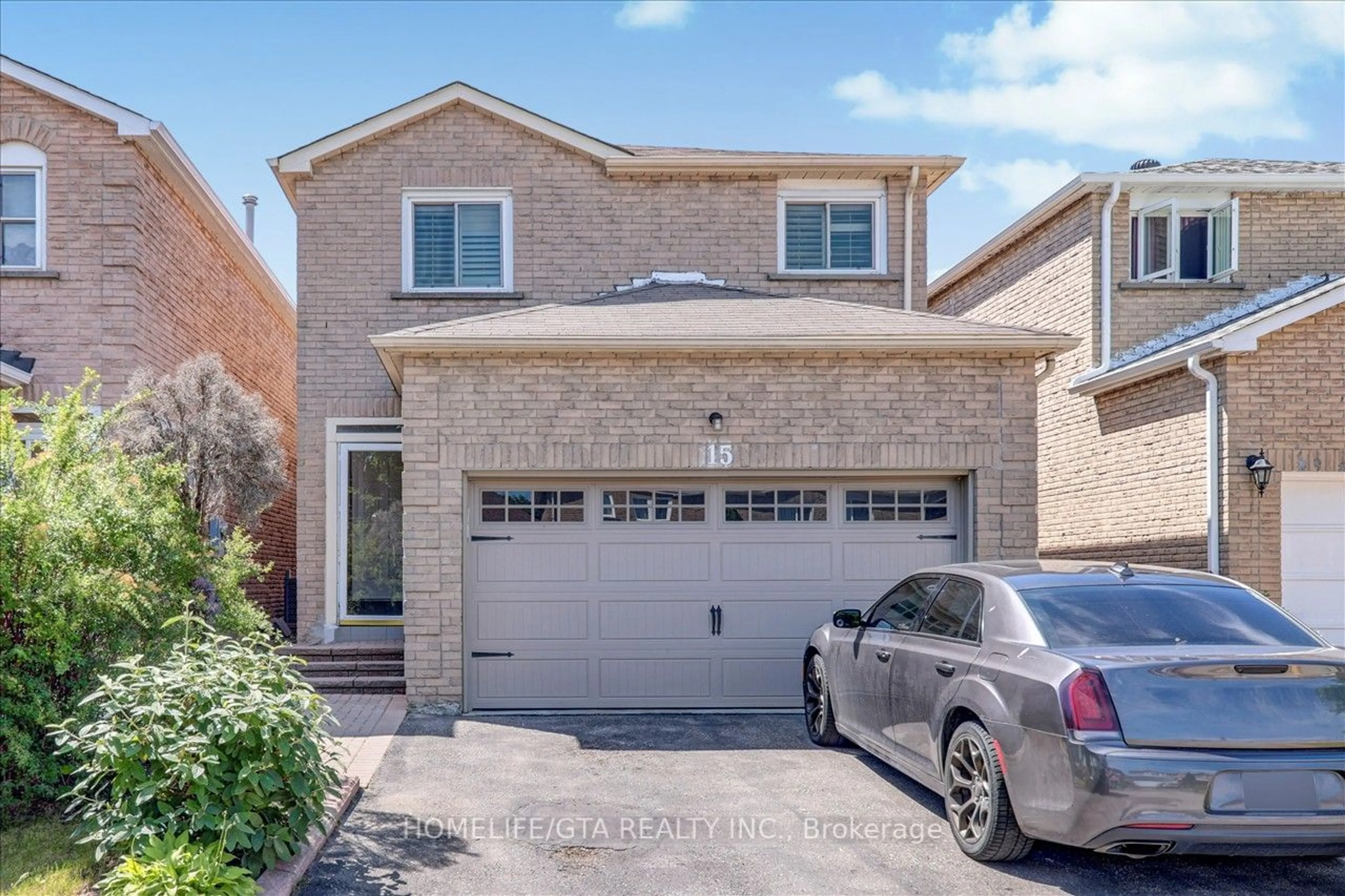 Home with brick exterior material for 15 Forbes Cres, Markham Ontario L3R 6S3