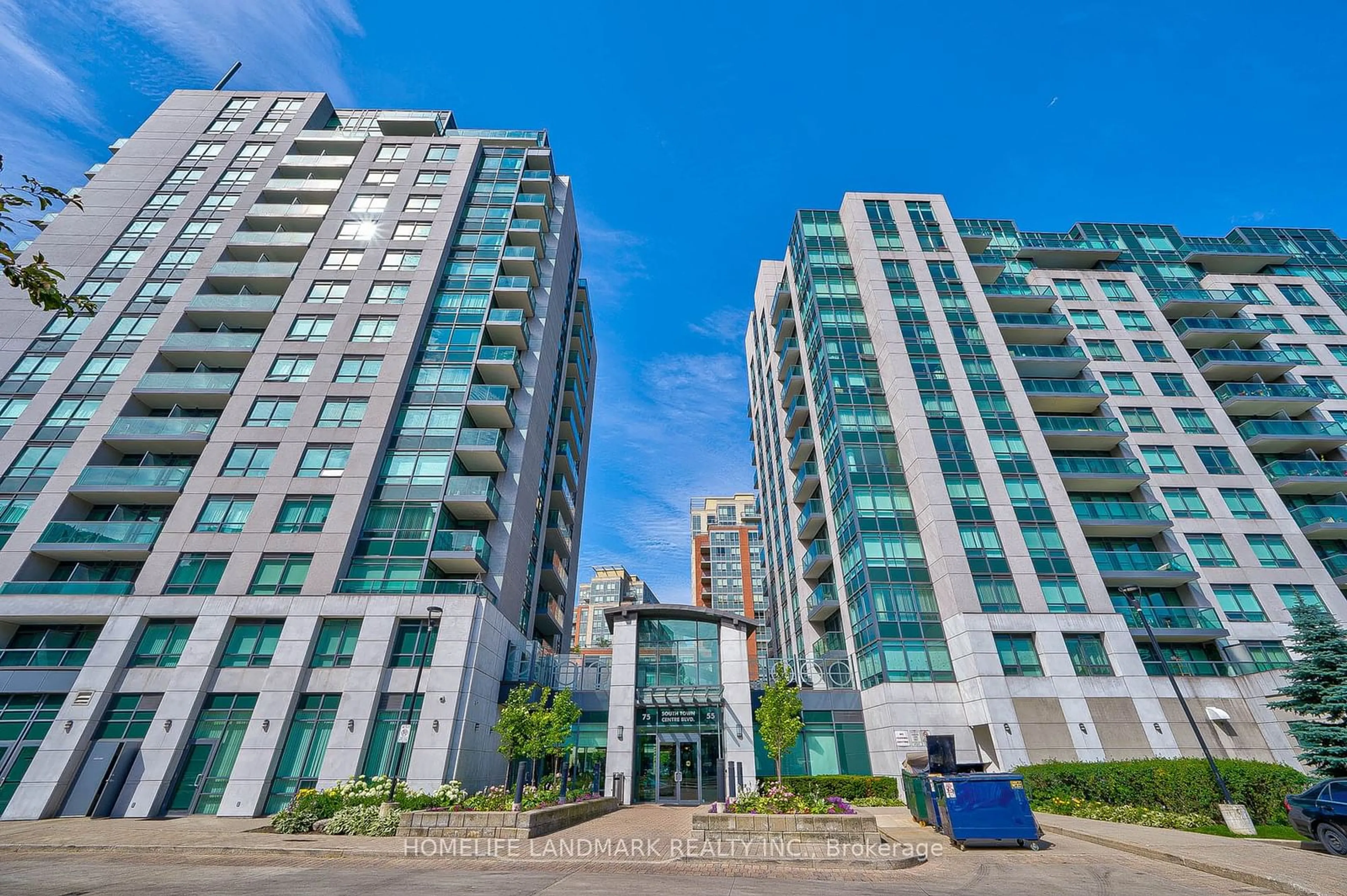 A pic from exterior of the house or condo for 55 South Town Centre Blvd #1109, Markham Ontario L6G 0B1