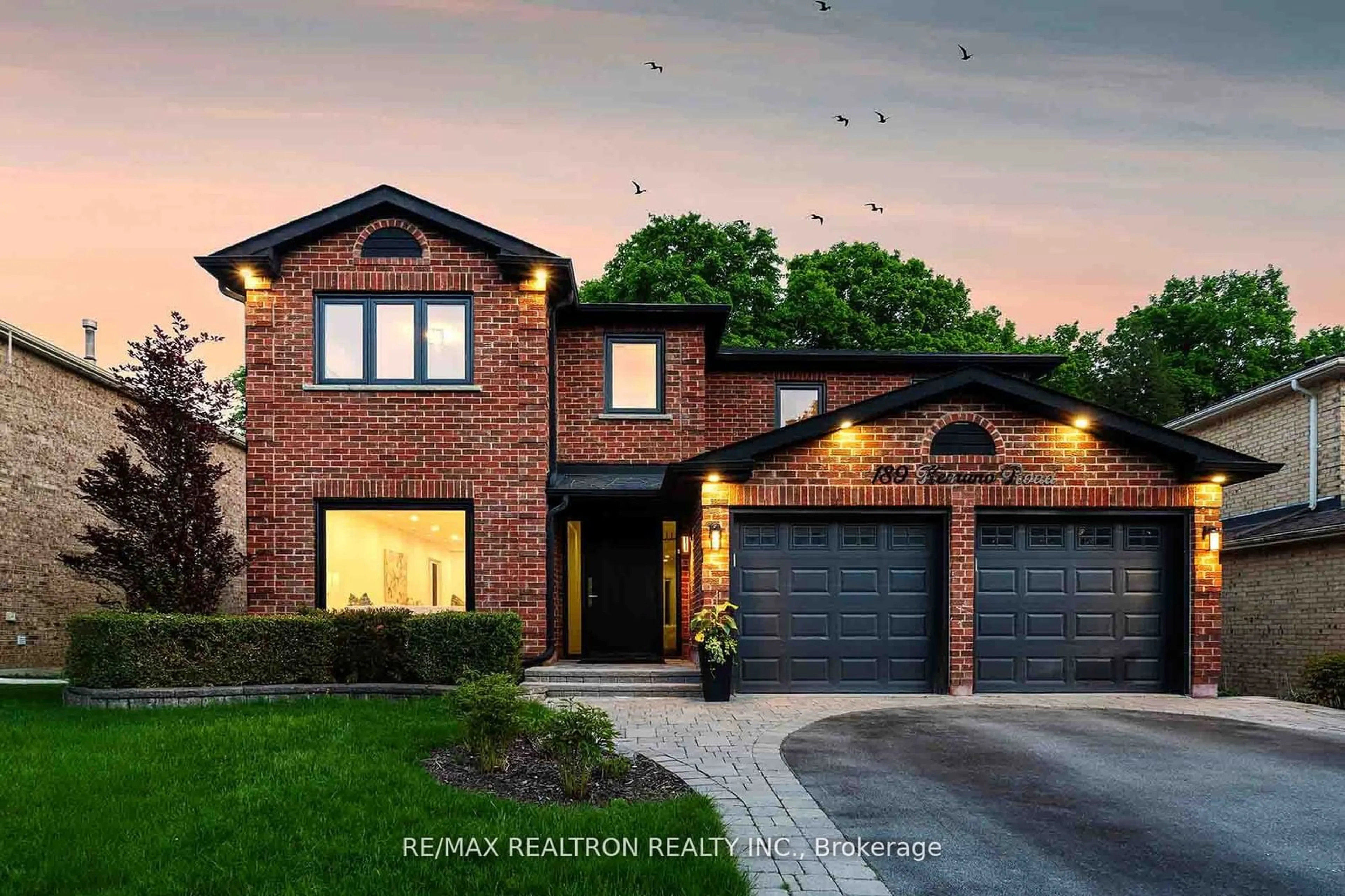 Home with brick exterior material for 189 Kemano Rd, Aurora Ontario L4G 4Z3