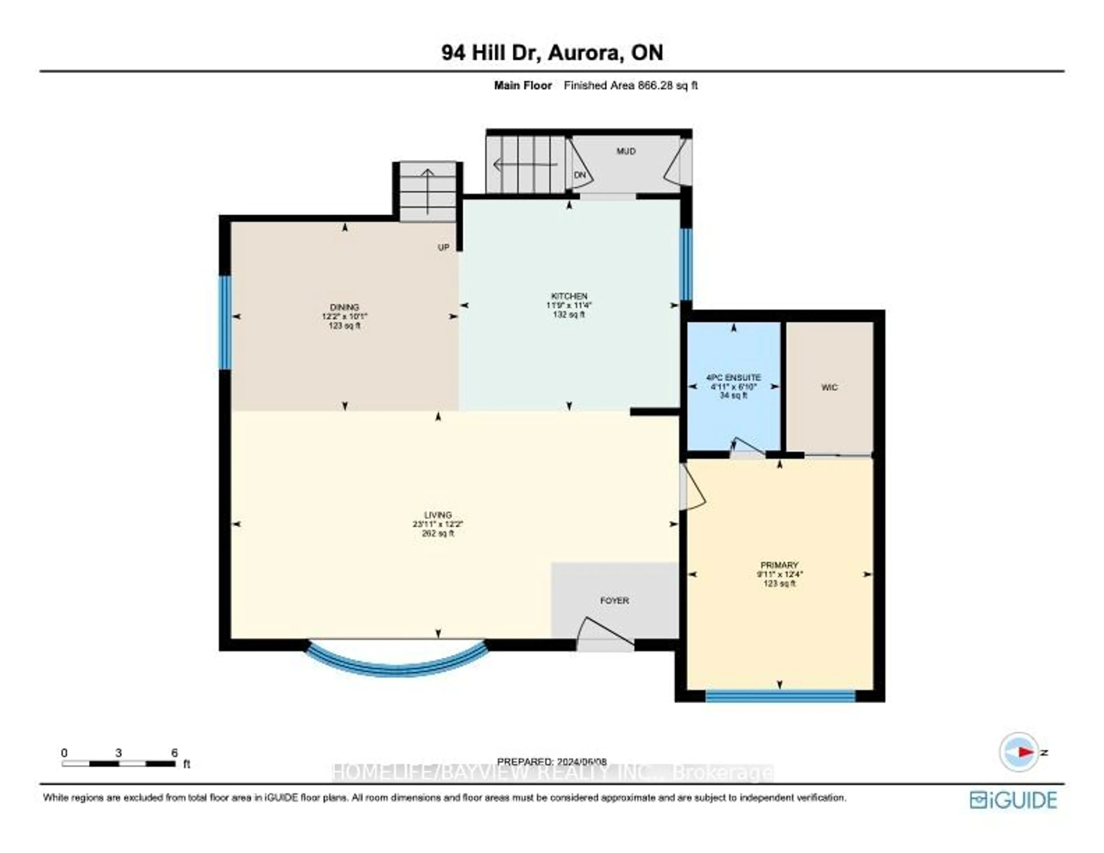 Floor plan for 94 Hill Dr, Aurora Ontario L4G 3A8