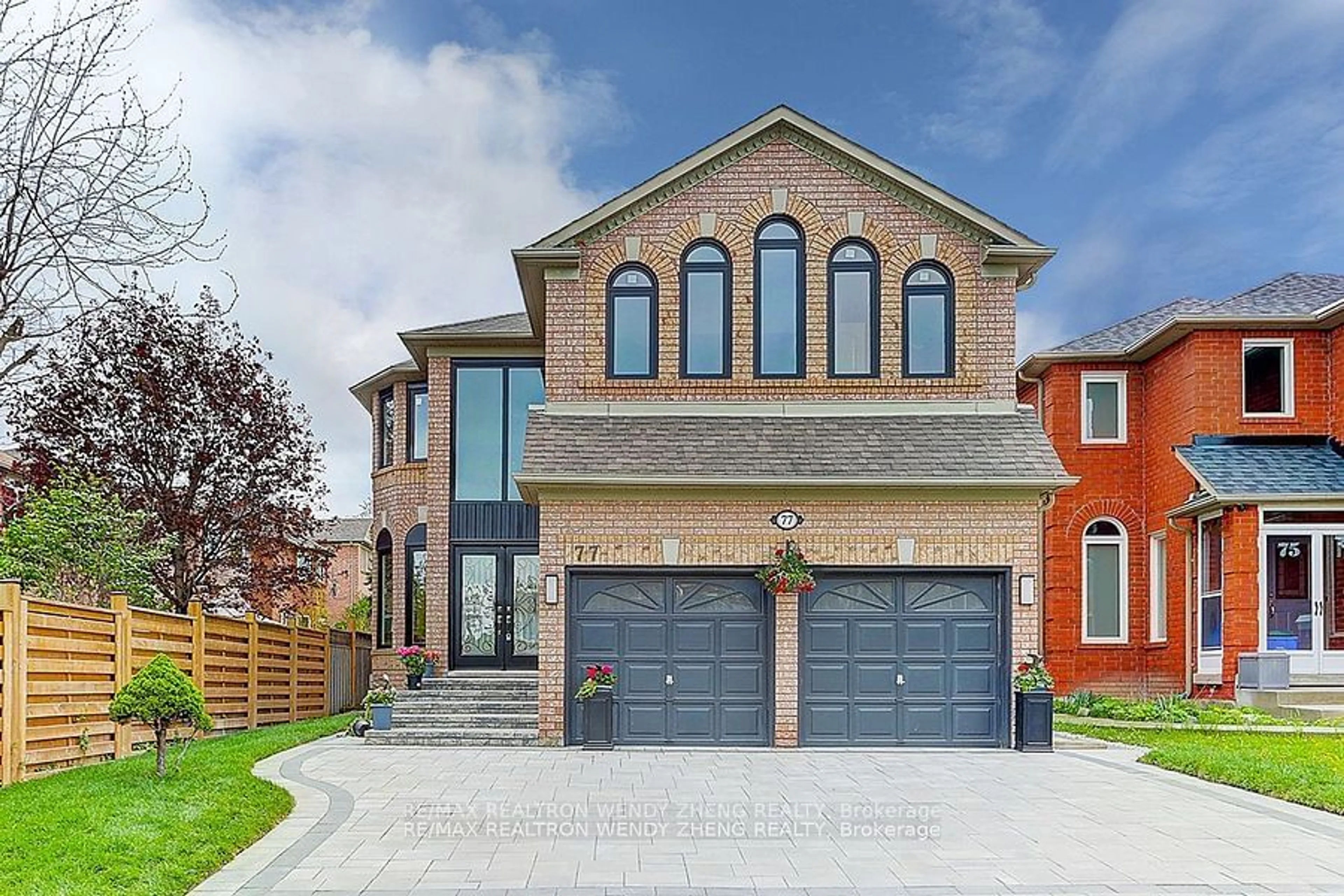 Home with brick exterior material for 77 Redstone Rd, Richmond Hill Ontario L4S 1T7