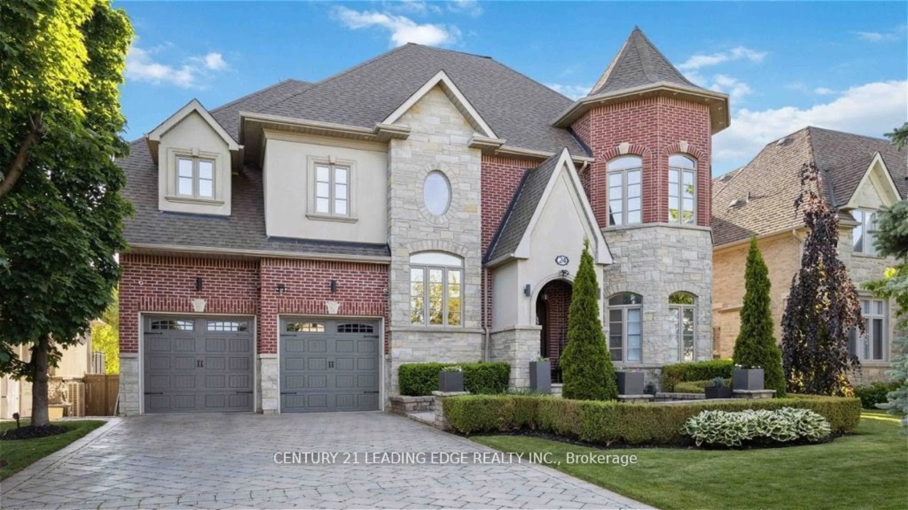 Home with brick exterior material for 24 Autumn Grove Crt, Vaughan Ontario L0J 1C0