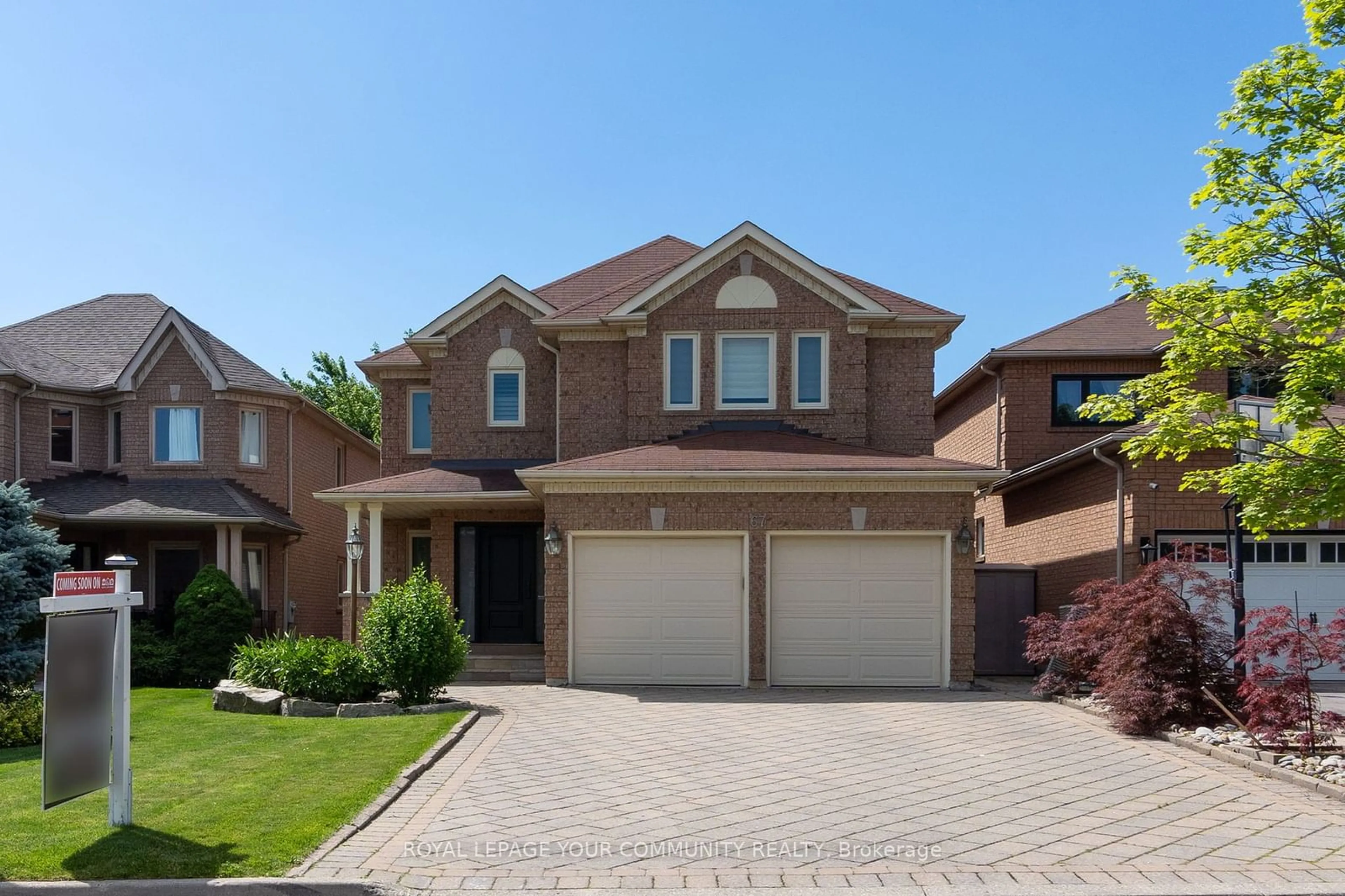 Home with brick exterior material for 67 Painted Rock Ave, Richmond Hill Ontario L4S 1P6