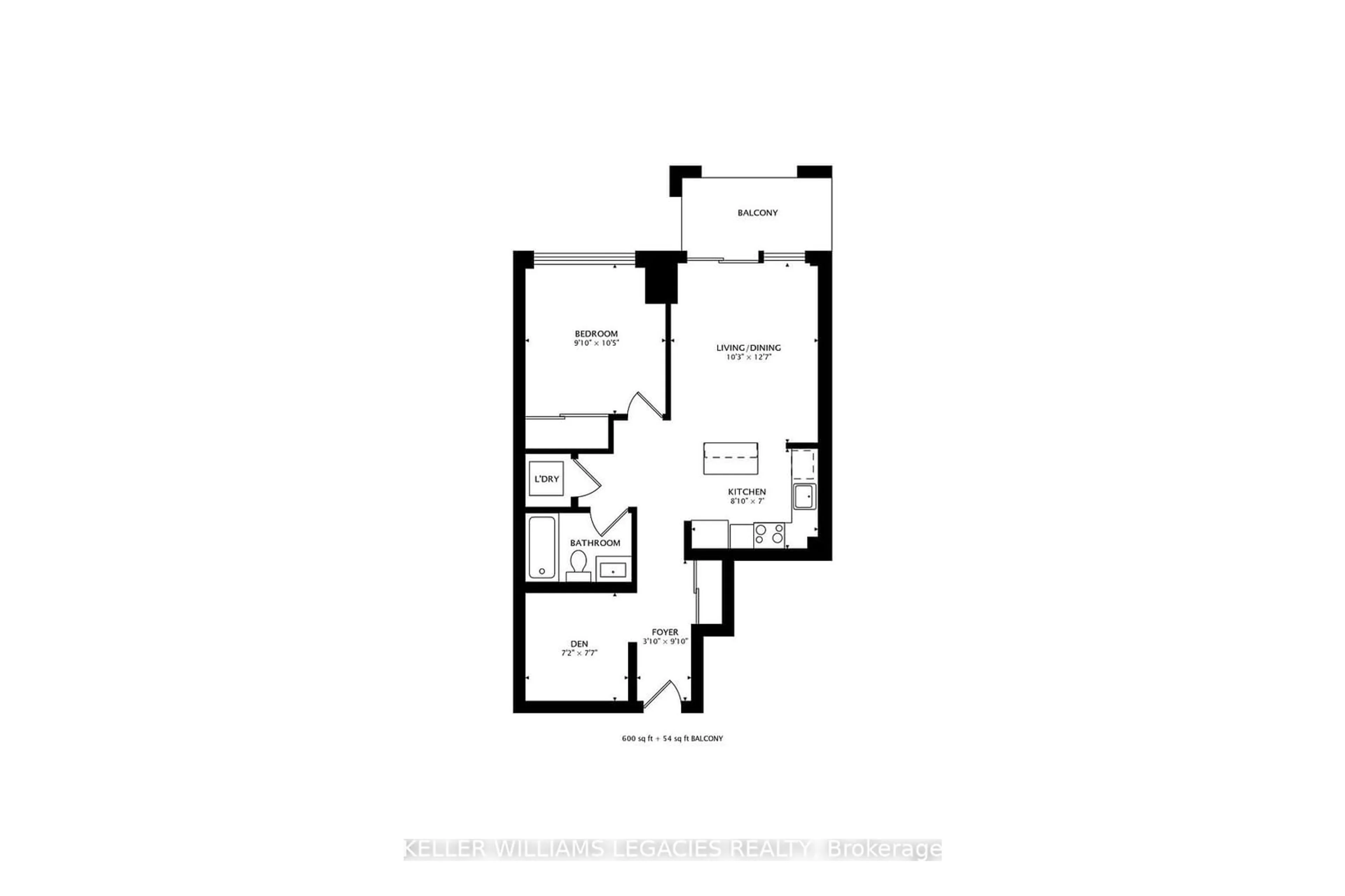 Floor plan for 9000 Jane Street Rd #323, Vaughan Ontario L4K 0M6