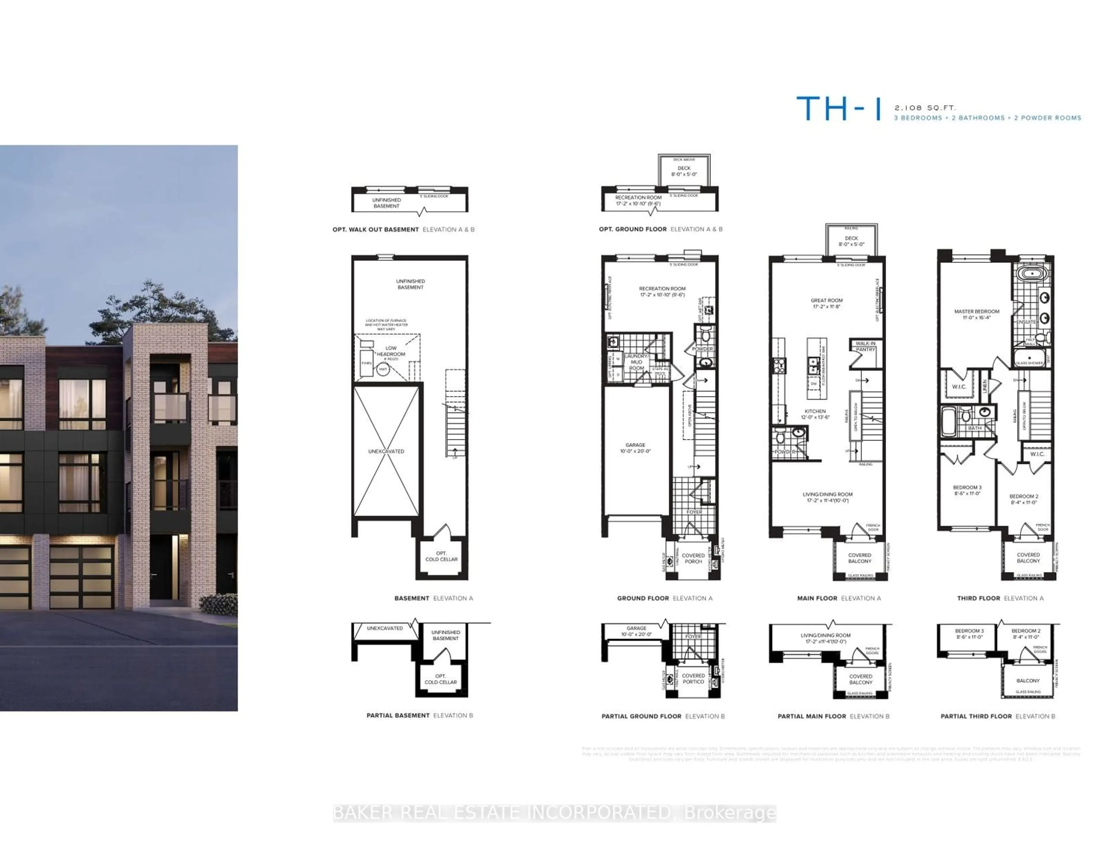 Floor plan for 99 Flavelle Tr, Vaughan Ontario L4L 0M6