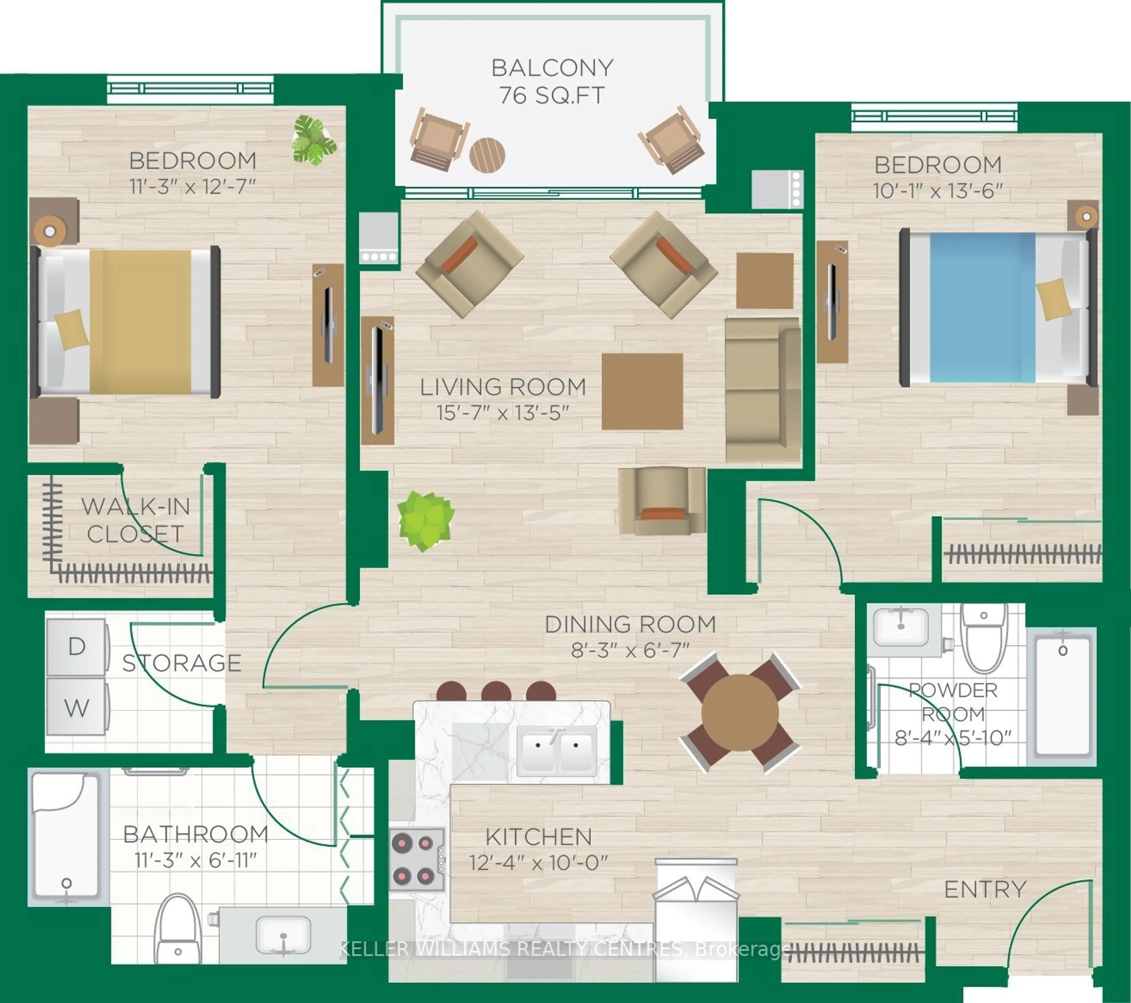 Floor plan for 460 William Graham Dr #716, Aurora Ontario L4G 1X9