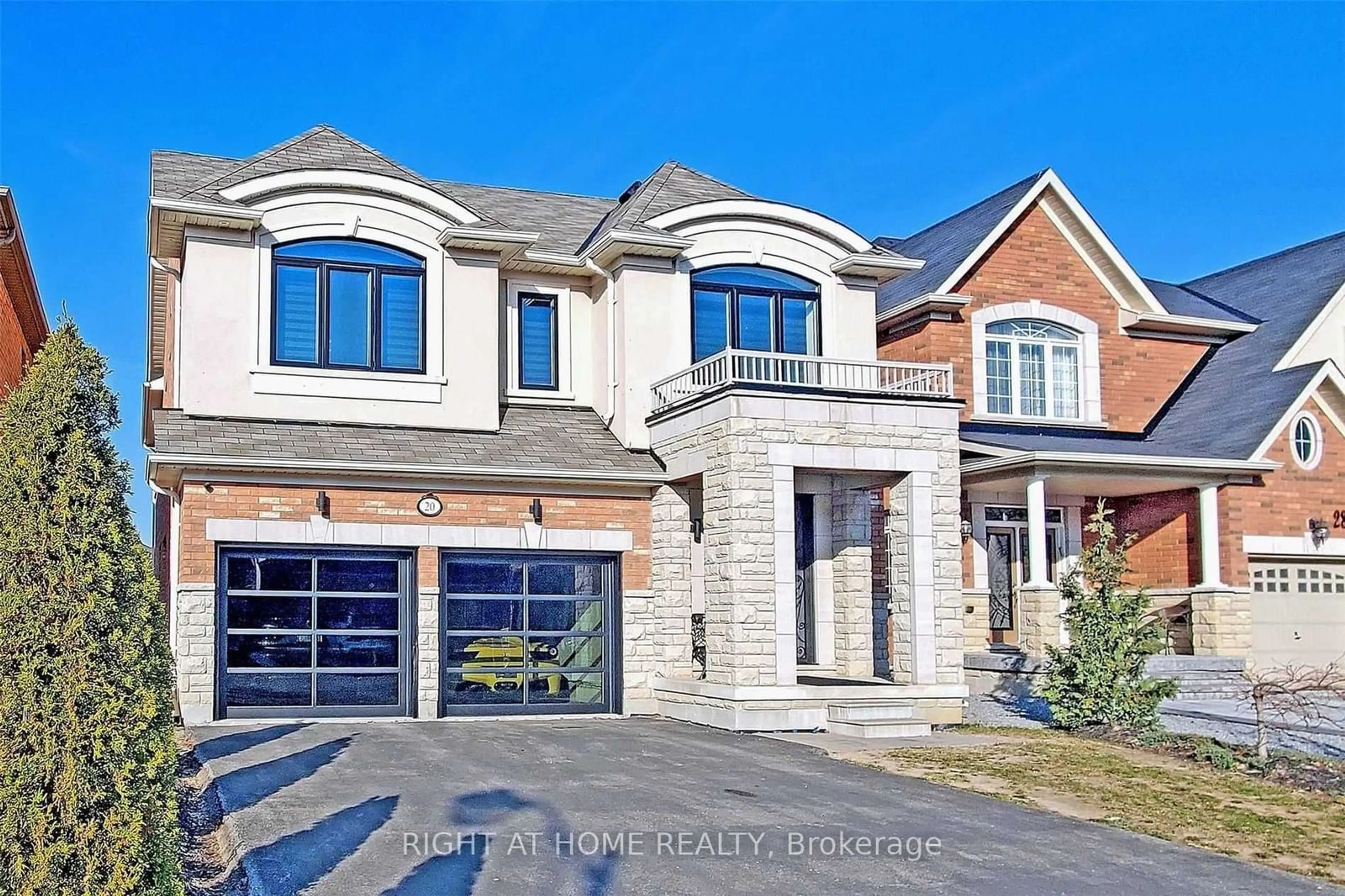 Home with brick exterior material for 20 Ironbark Crt, Vaughan Ontario L6A 4S6