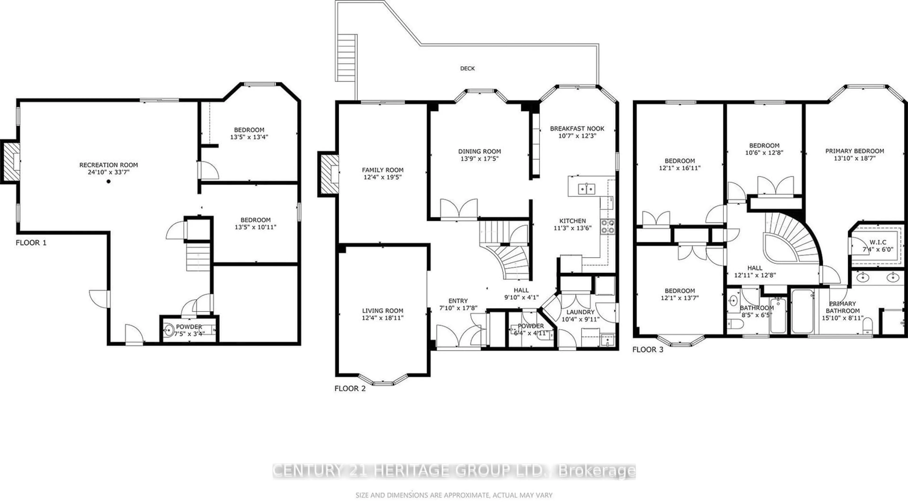 Floor plan for 5 Beatty Cres, Aurora Ontario L4G 5V2