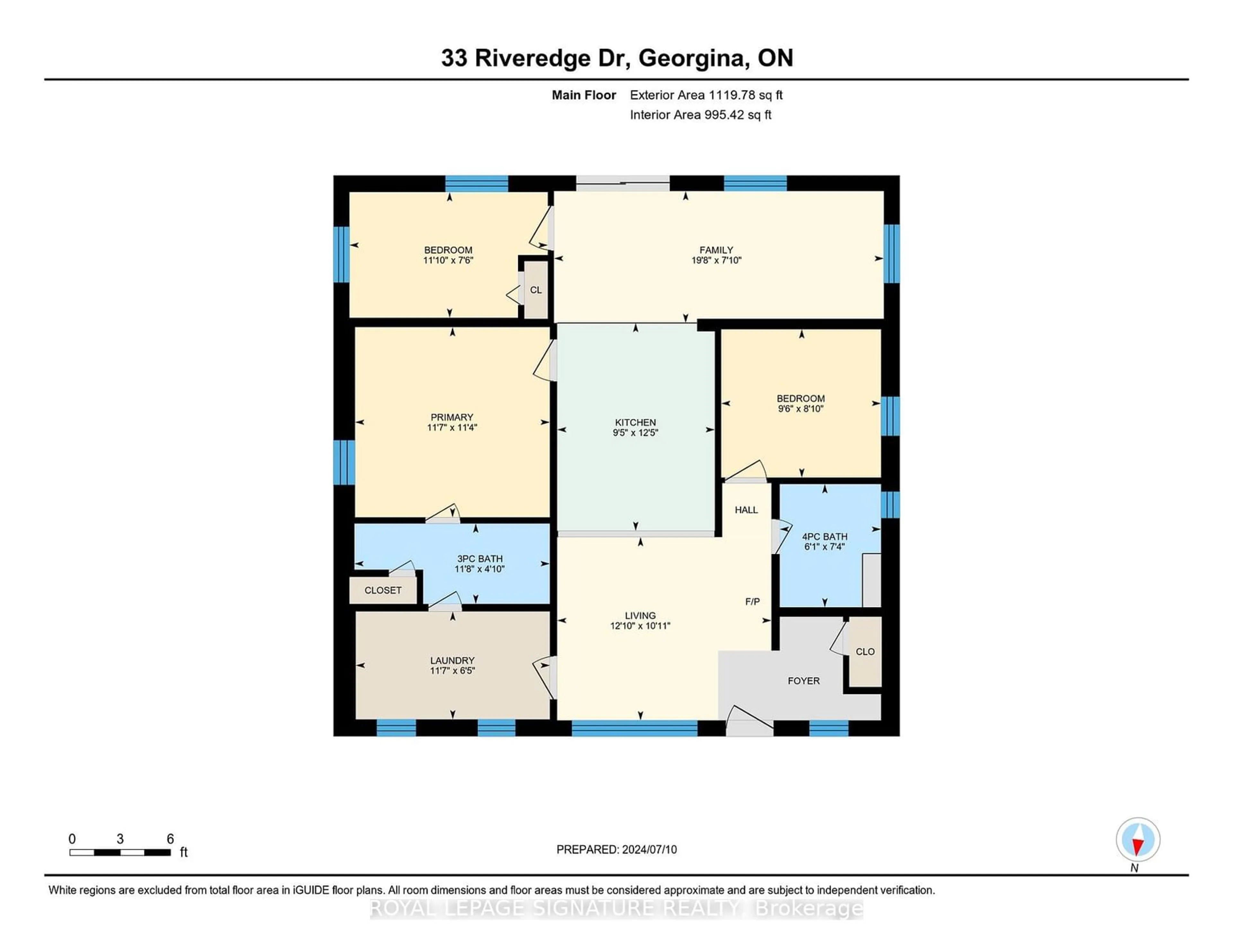 Floor plan for 33 Riveredge Dr, Georgina Ontario L4P 2N8