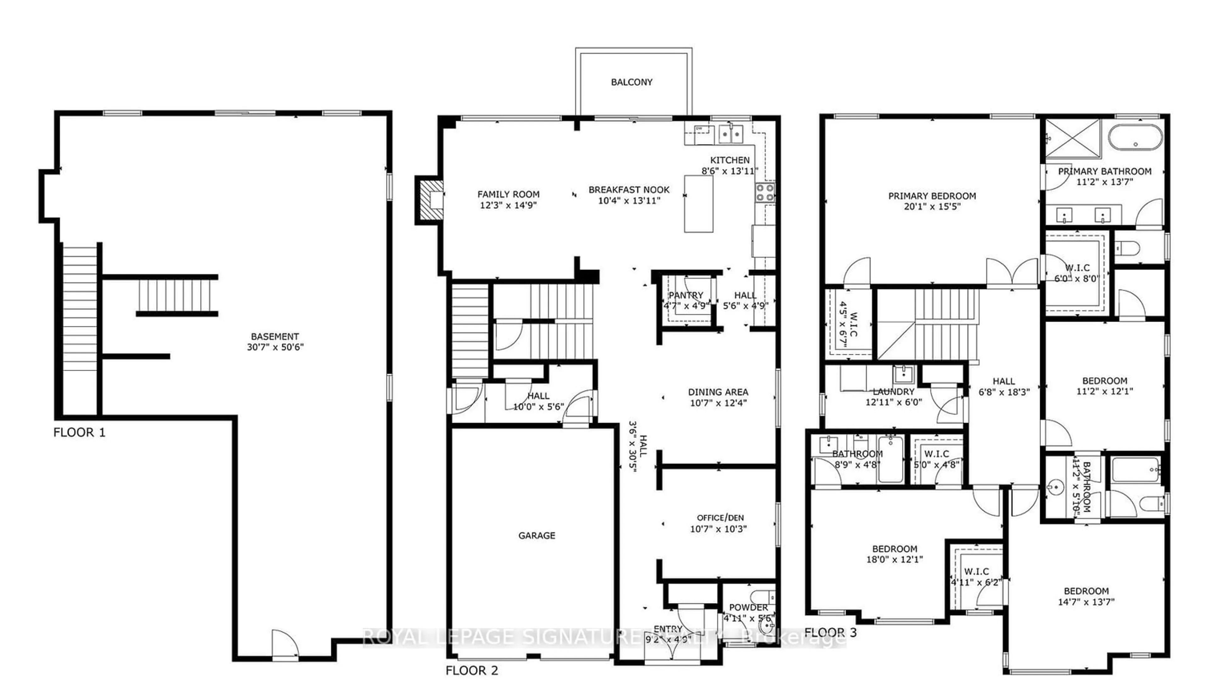 Floor plan for 92 Woodhaven Ave, Aurora Ontario L4G 3Y2