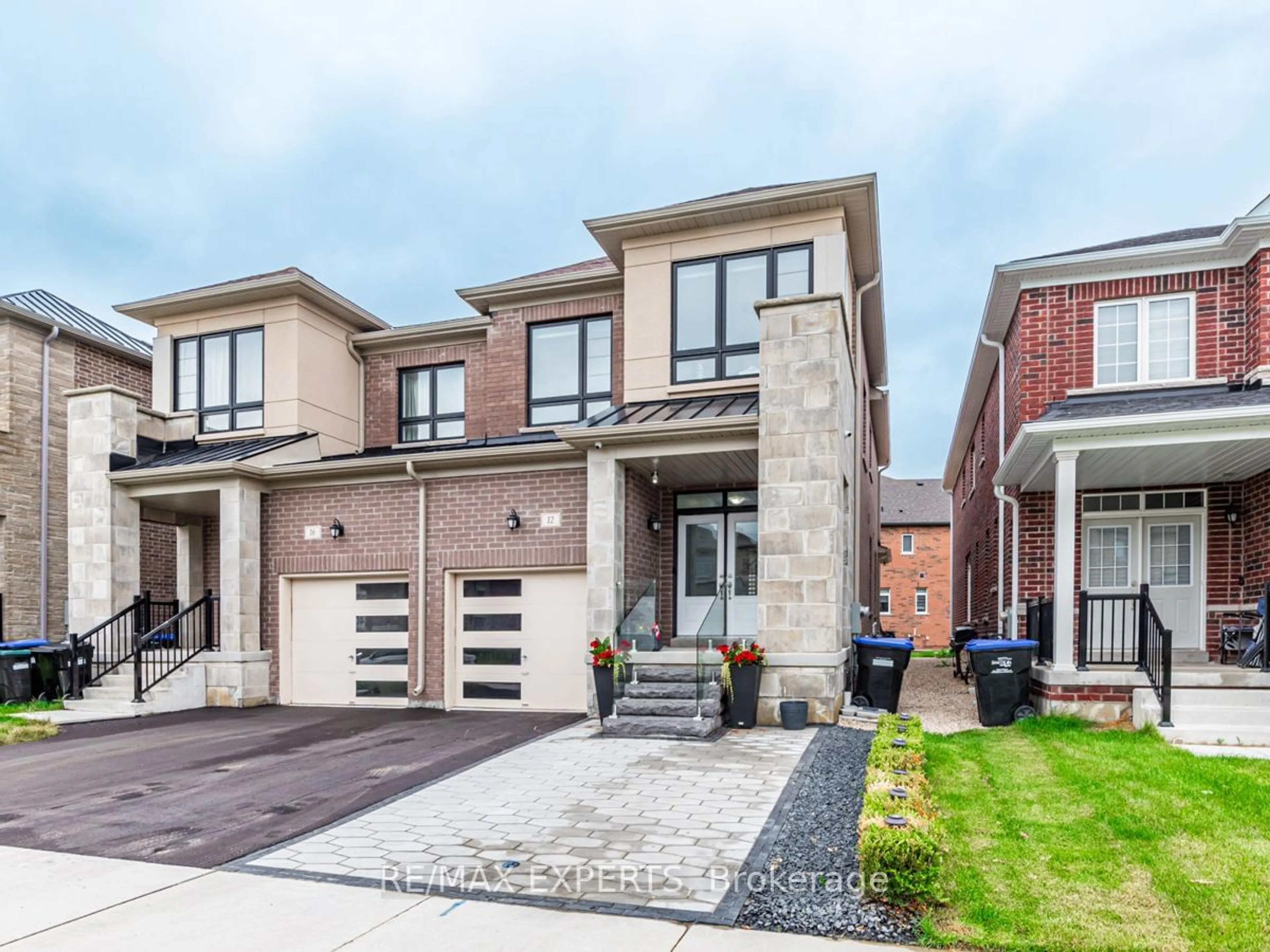 Home with brick exterior material for 12 Ferragine Cres, Bradford West Gwillimbury Ontario L3Z 2A6
