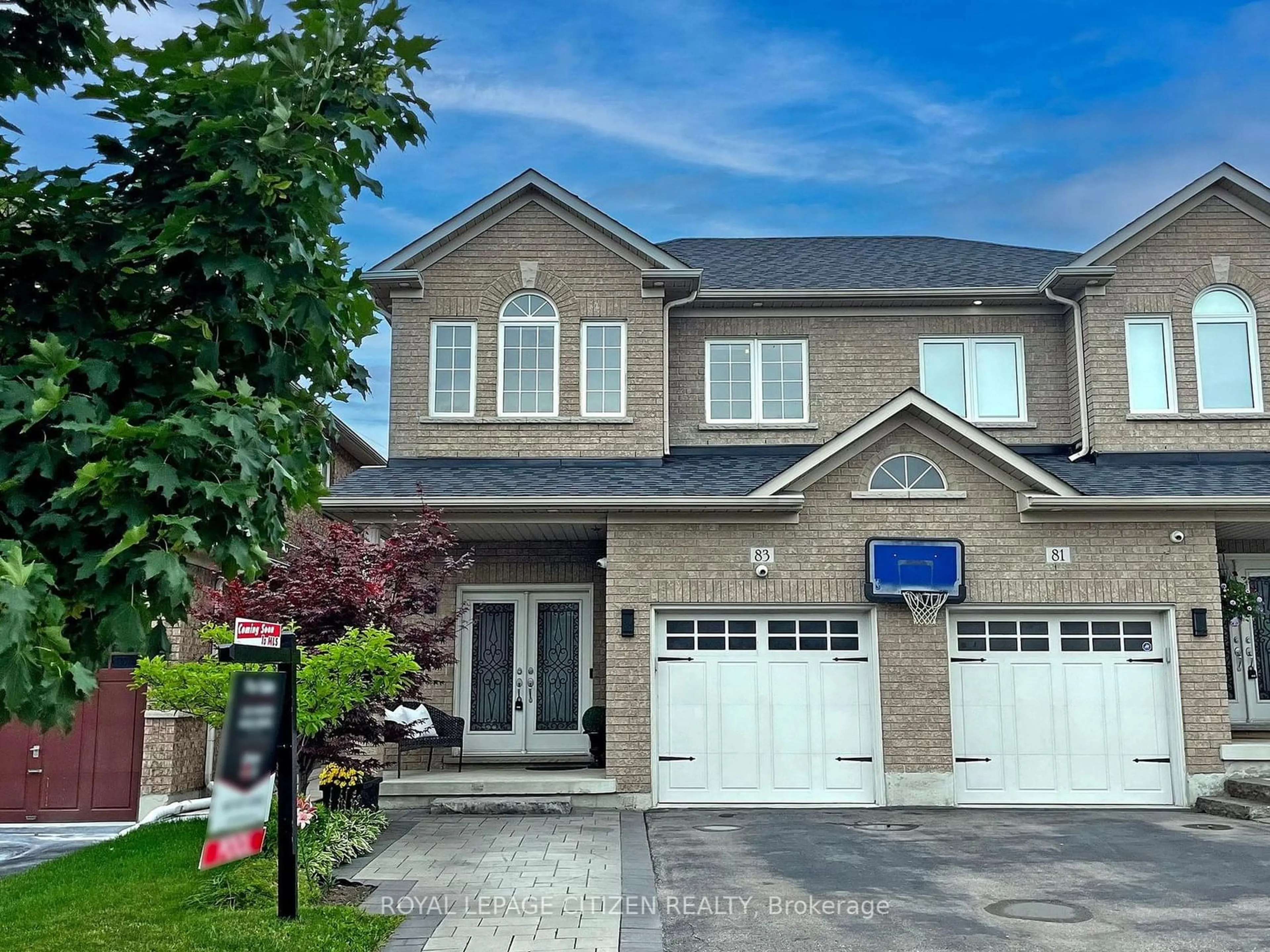 Home with brick exterior material for 83 Condotti Dr, Vaughan Ontario L4H 0H6