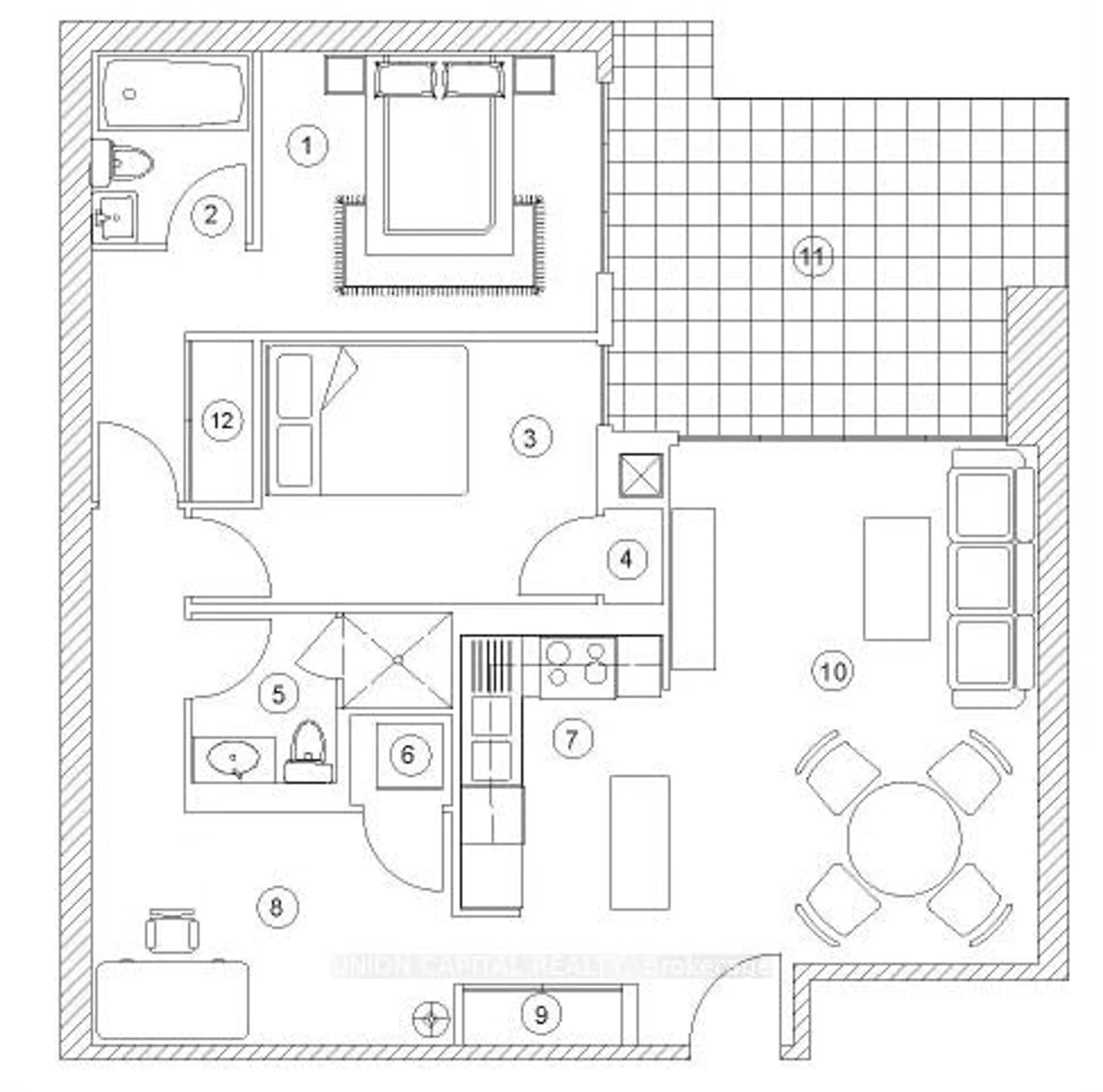 Floor plan for 9471 Yonge St #213, Richmond Hill Ontario L4C 0Z5