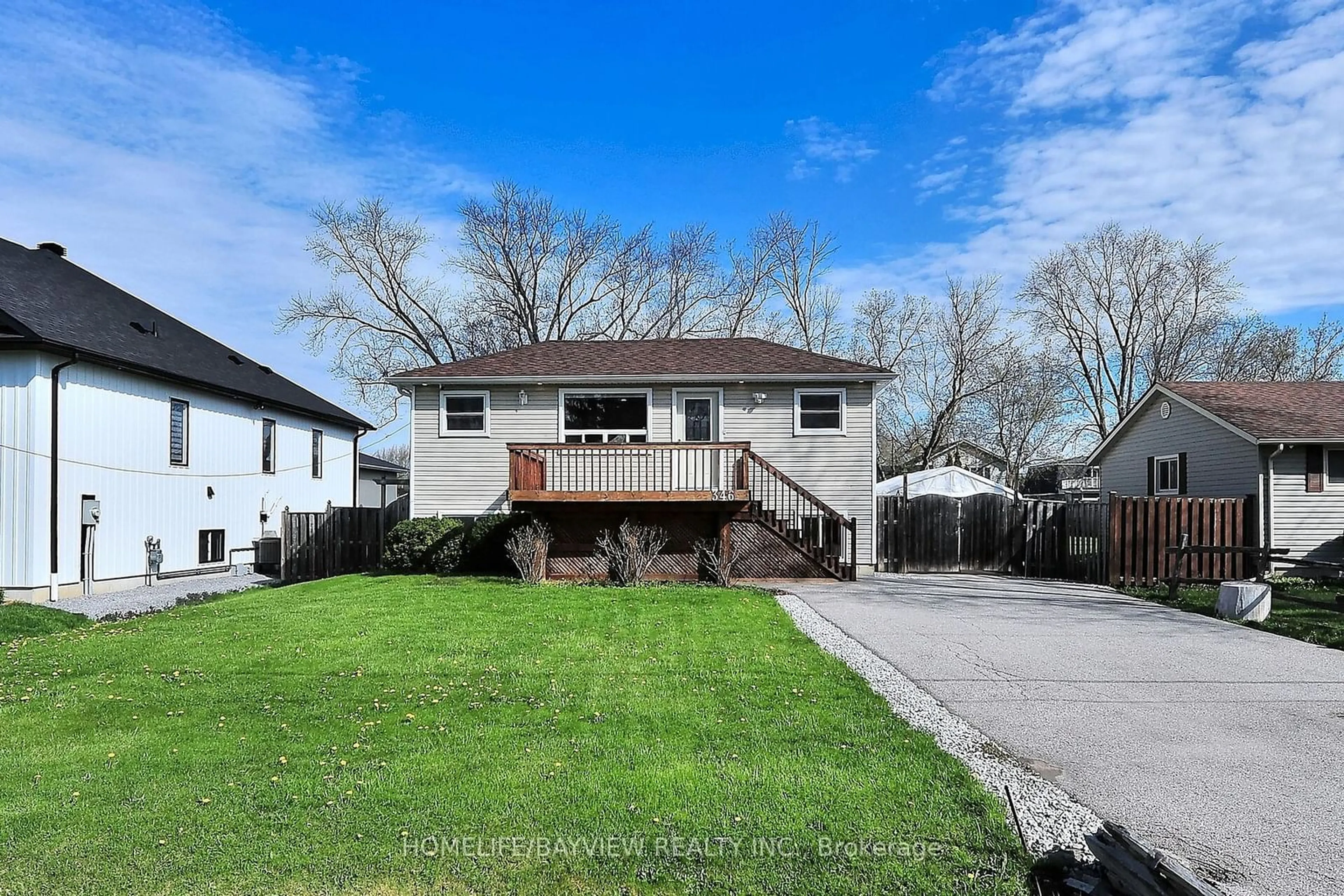 Frontside or backside of a home for 346 Annshiela Dr, Georgina Ontario L4P 3A5