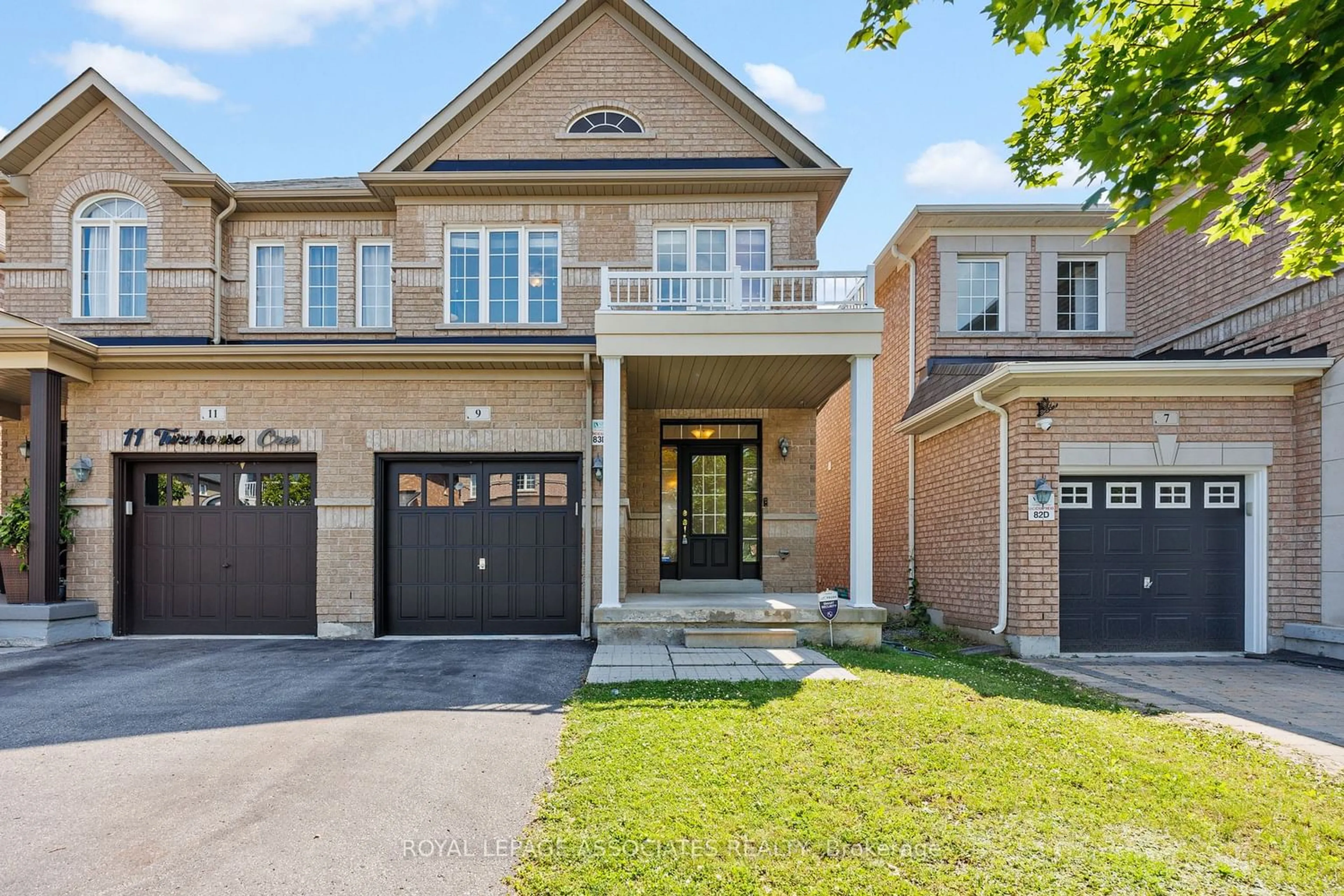 Home with brick exterior material for 9 Turnhouse Cres, Markham Ontario L6B 0S5