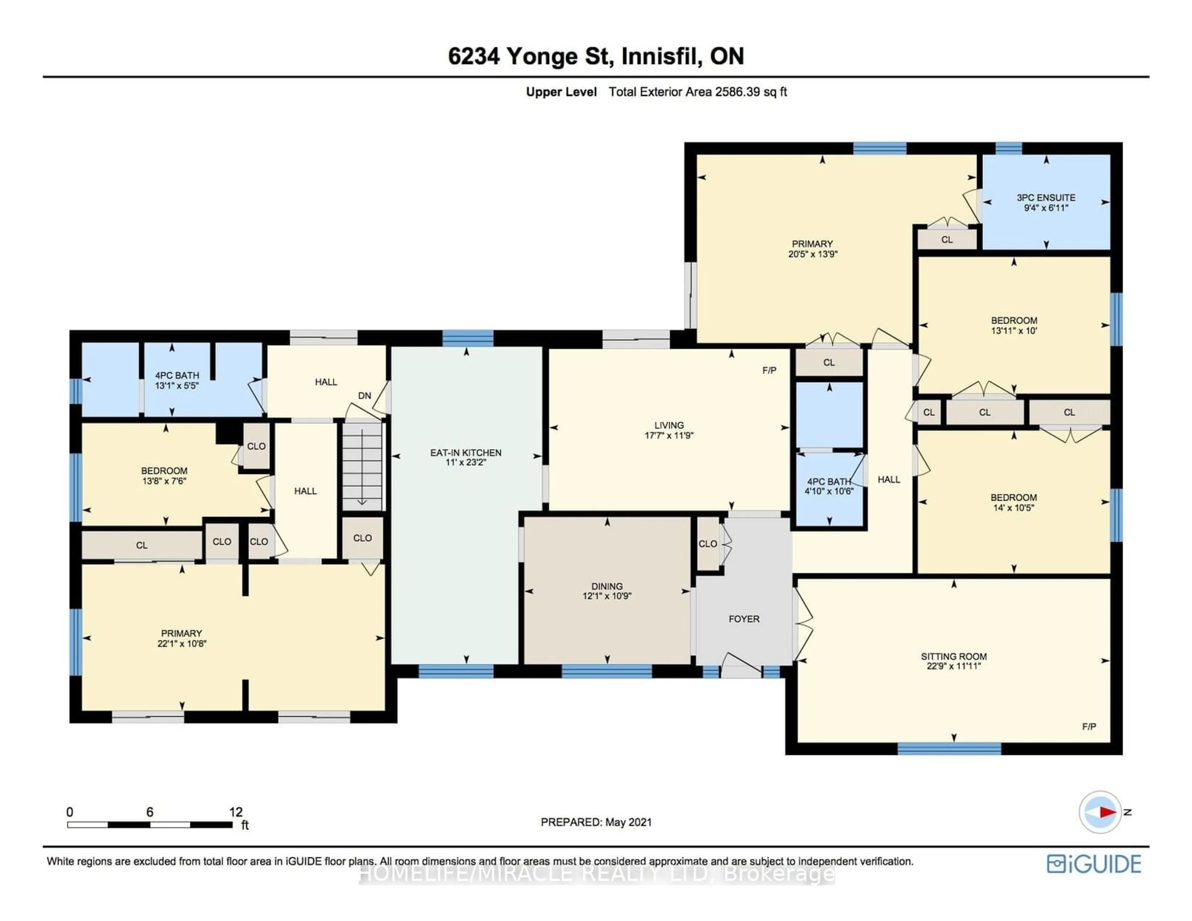 Floor plan for 6234 Yonge St, Innisfil Ontario L0L 1K0