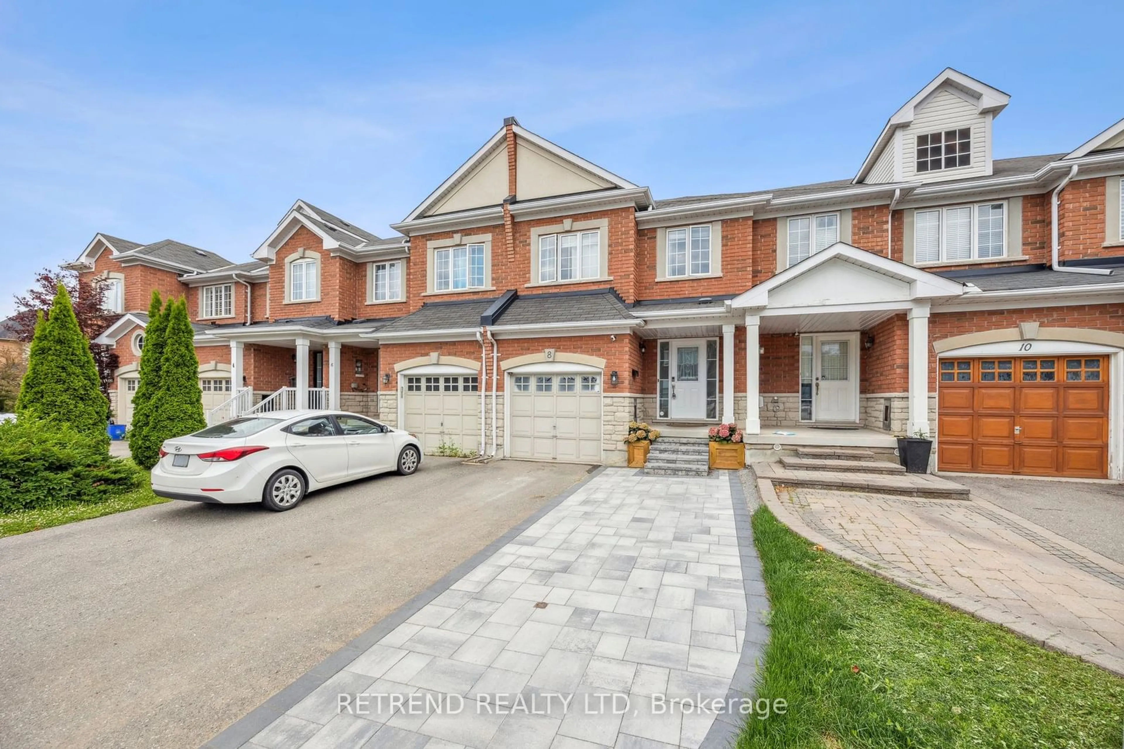 Home with brick exterior material for 8 Shanty St, Vaughan Ontario L6A 0T9