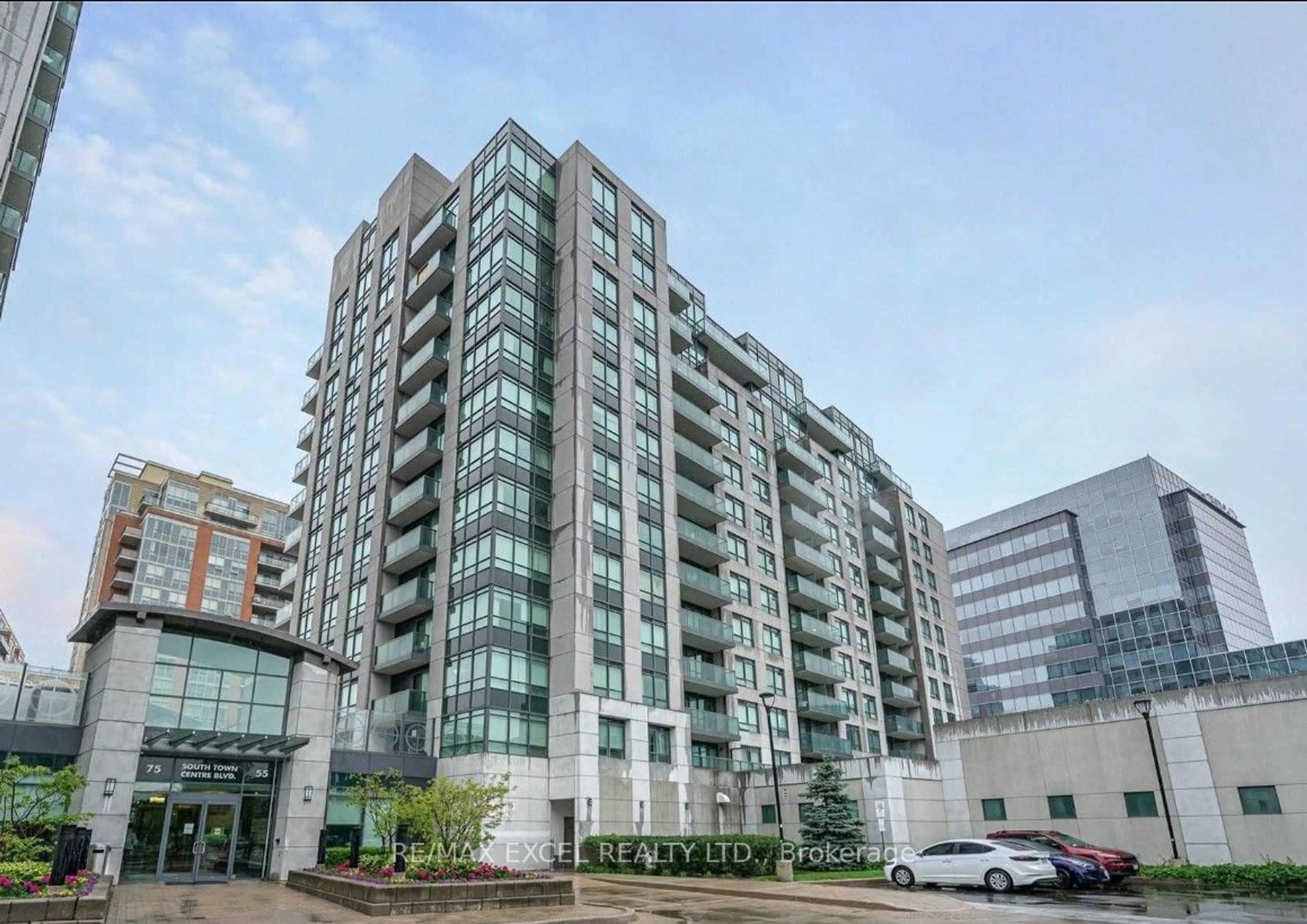 A pic from exterior of the house or condo for 55 South Town Centre Blvd #1101, Markham Ontario L6G 0B1