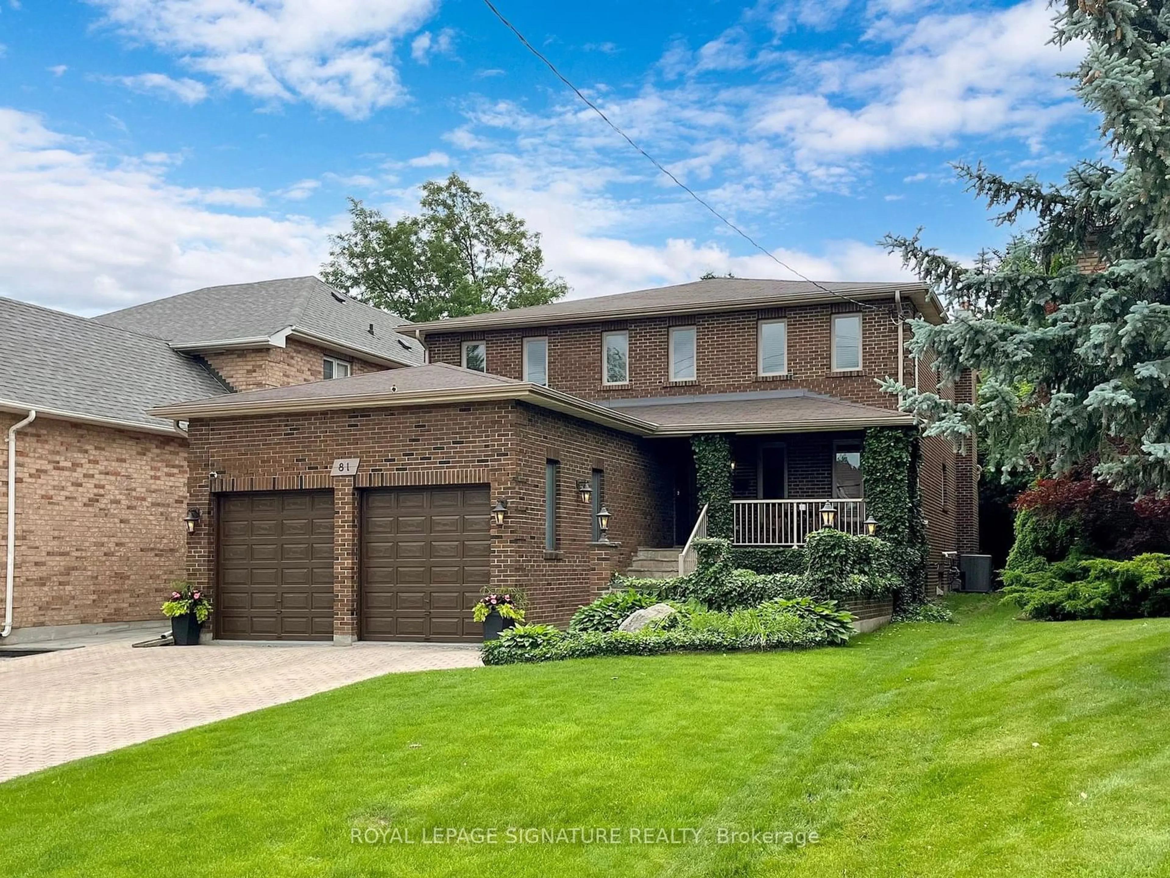 Home with brick exterior material for 81 Garden Ave, Richmond Hill Ontario L4C 6L6