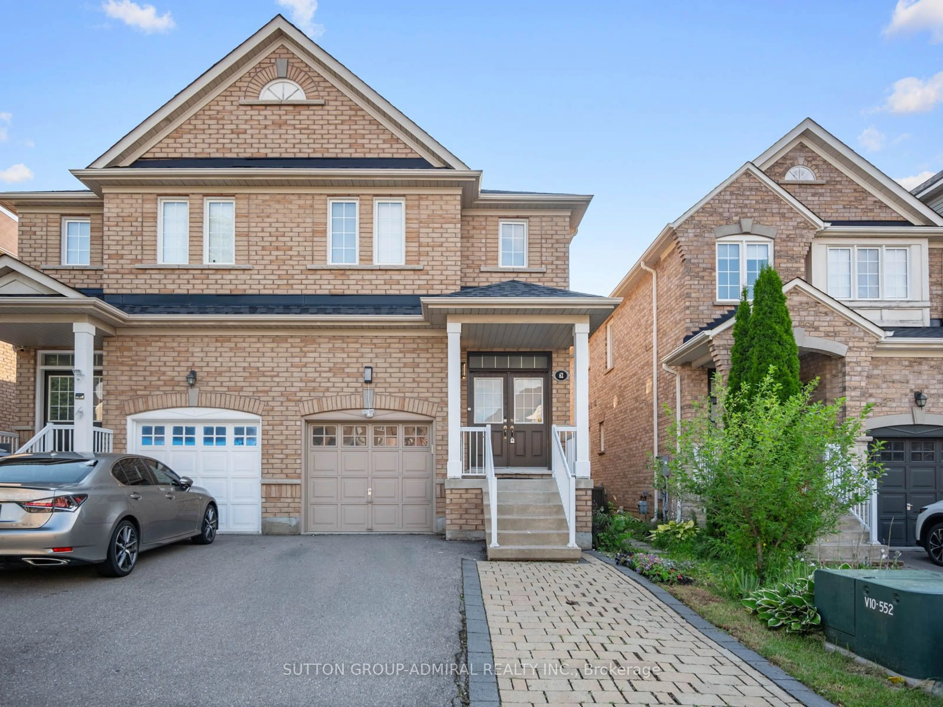 Home with brick exterior material for 62 Landwood Ave, Vaughan Ontario L4J 0B9