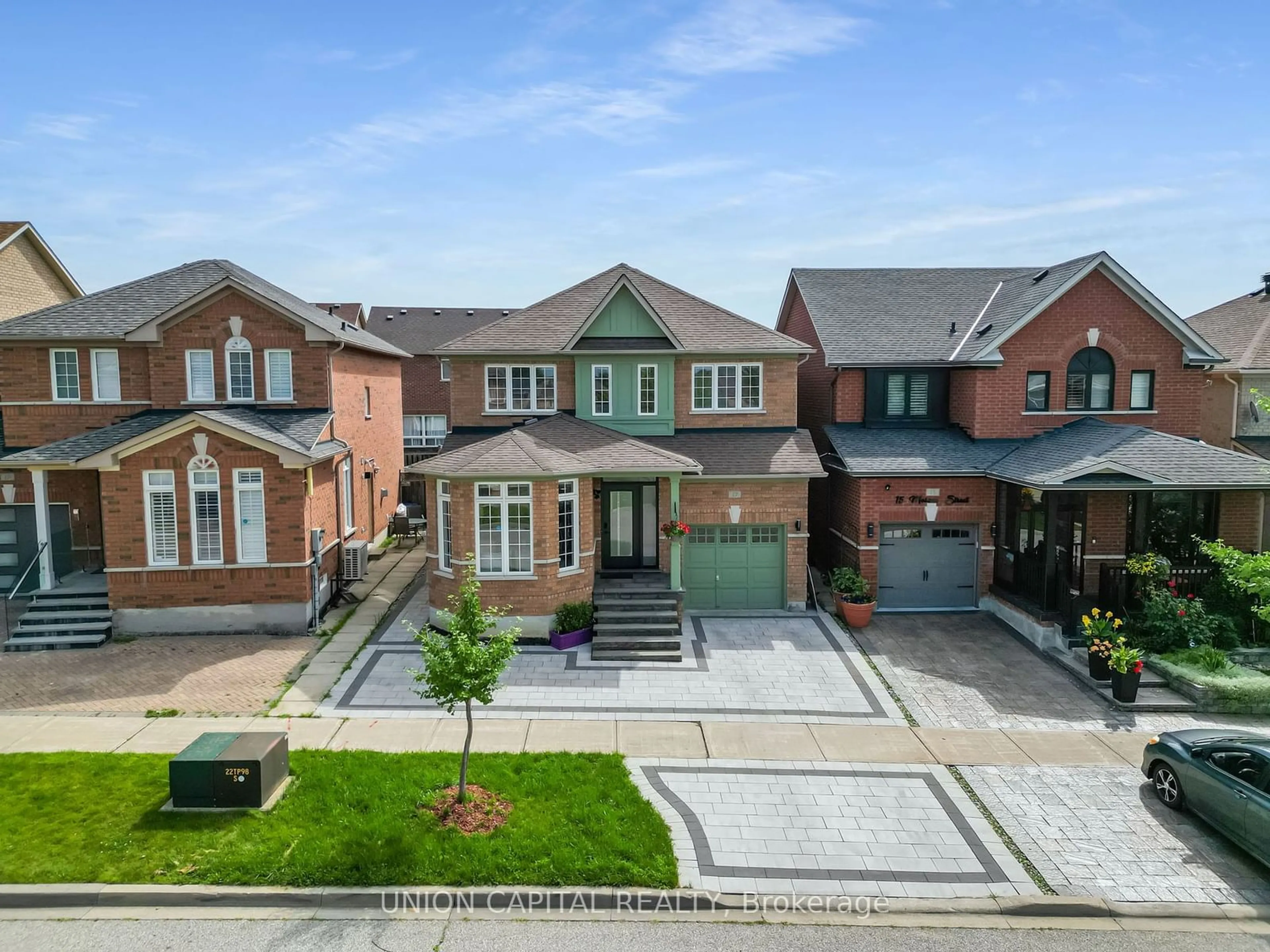 Home with brick exterior material for 17 MOSCAN St, Markham Ontario L6E 1N3