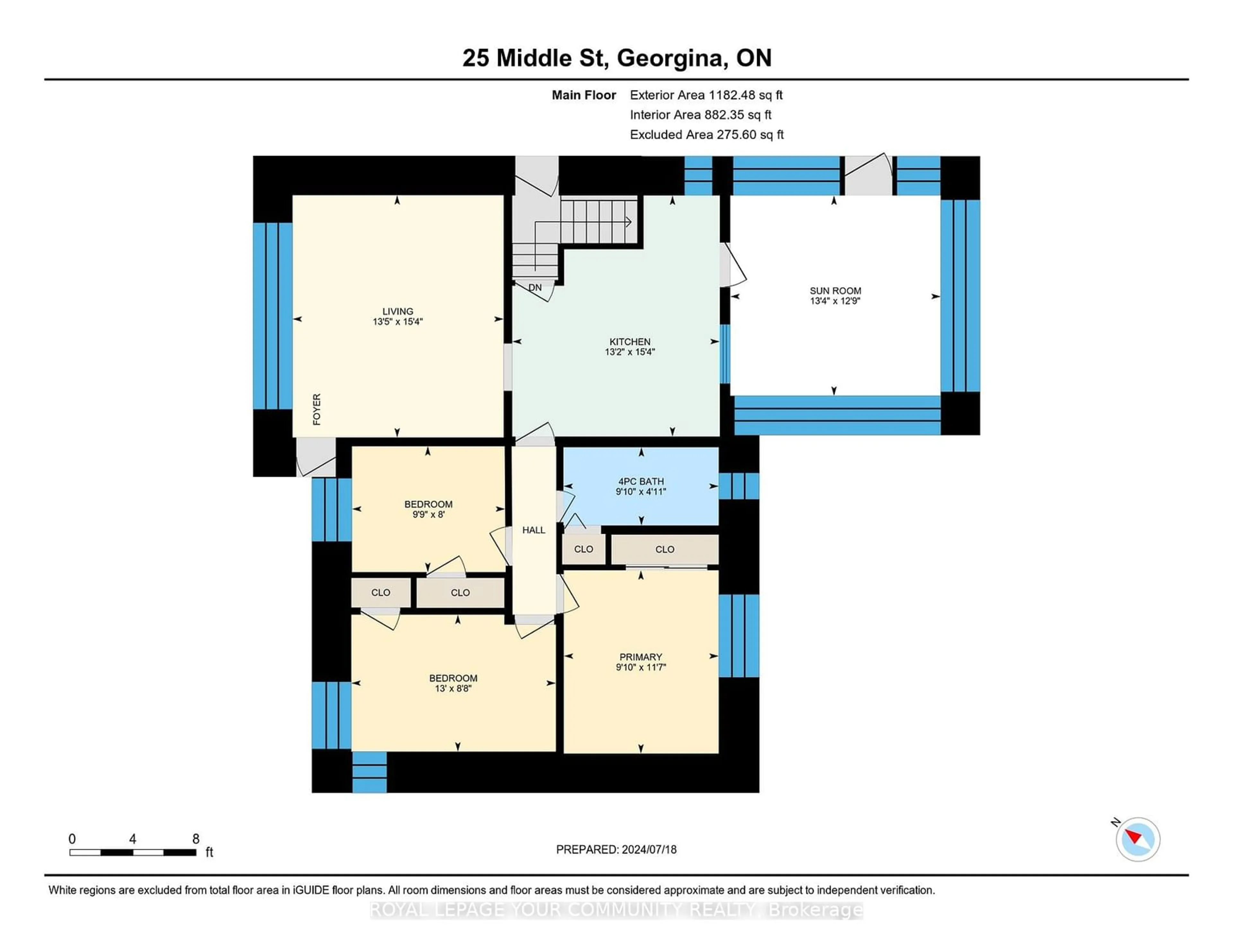 Floor plan for 25 Middle St, Georgina Ontario L0E 1R0