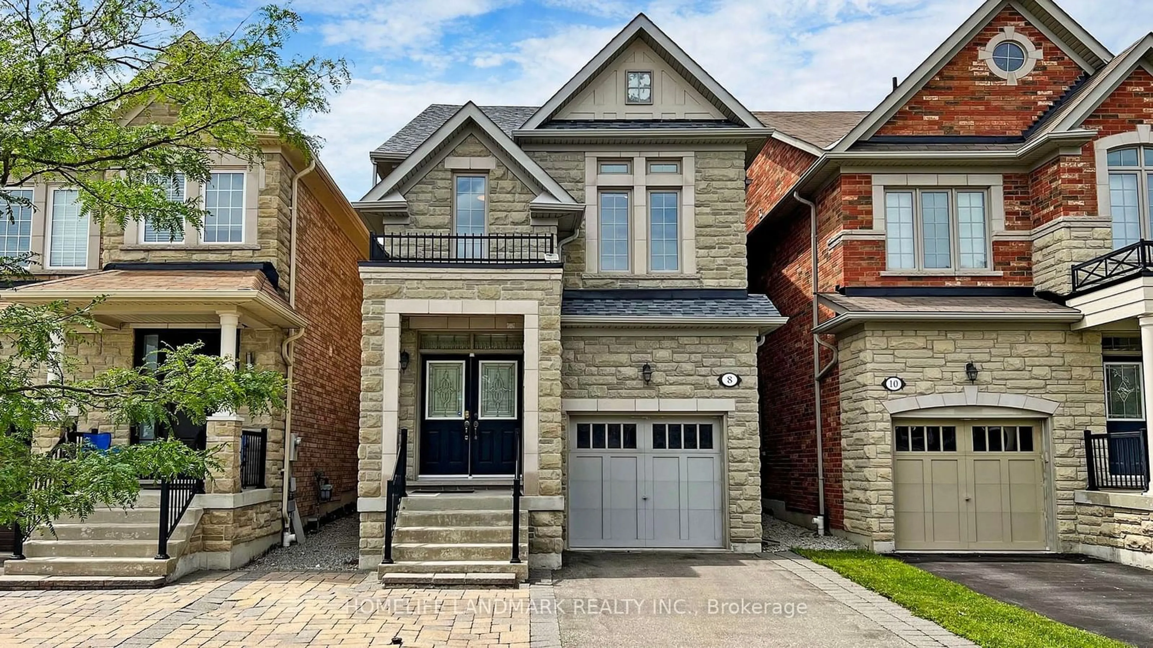 Home with brick exterior material for 8 Lady Loretta Lane, Vaughan Ontario L6A 4G3