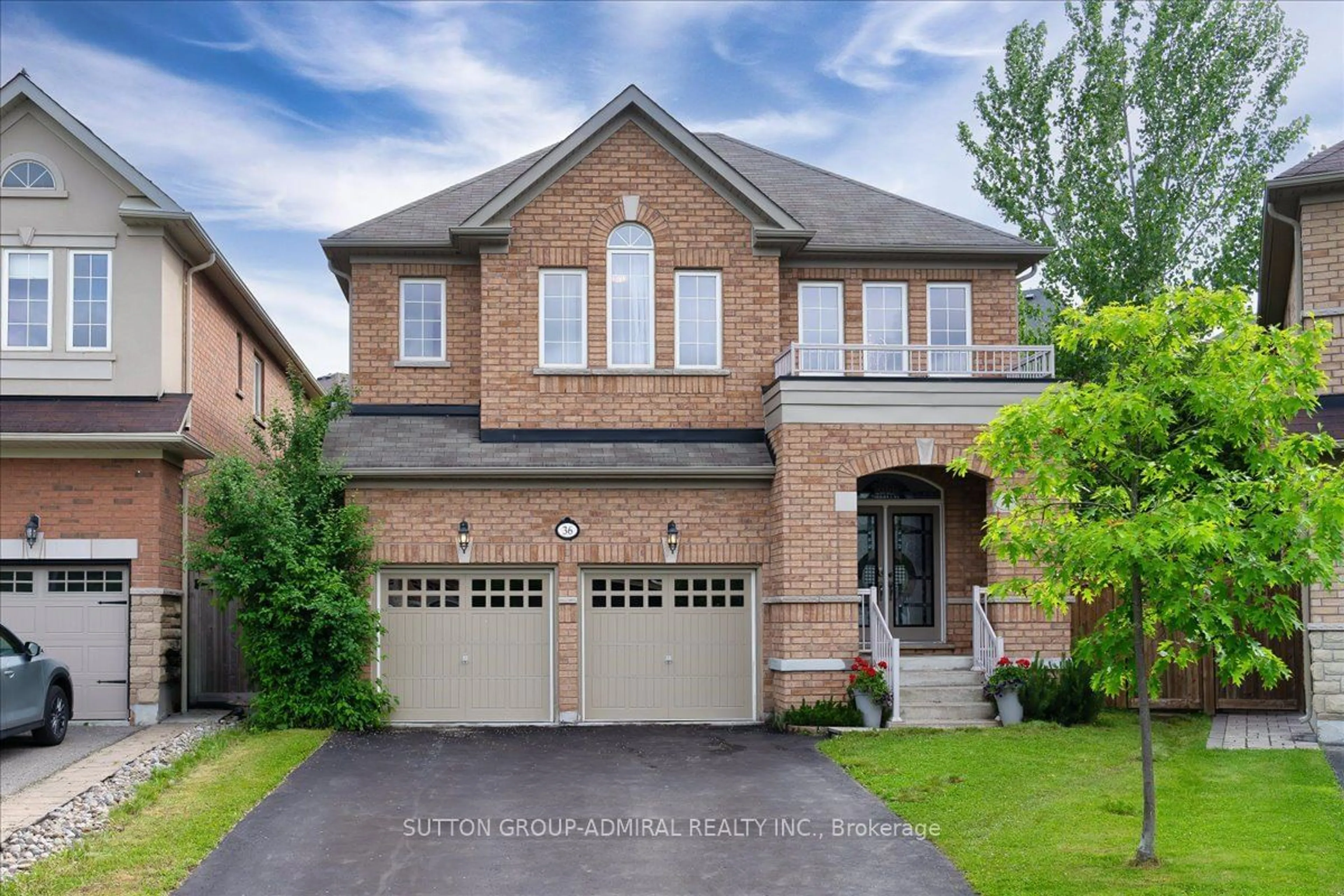 Home with brick exterior material for 36 Rock Elm Crt, Vaughan Ontario L6A 4C2