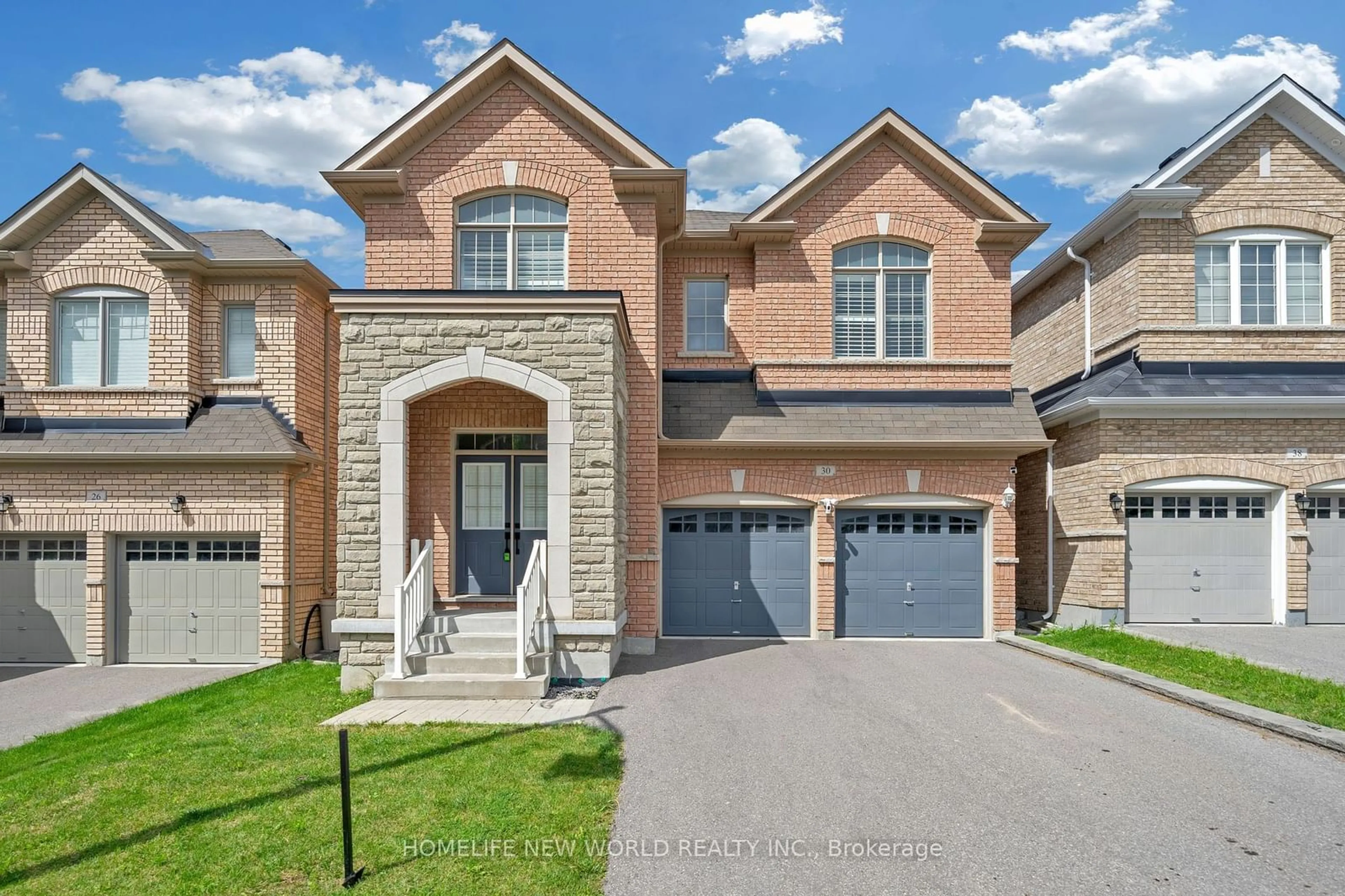 Home with brick exterior material for 30 Rothwell St, Aurora Ontario L4G 0V6