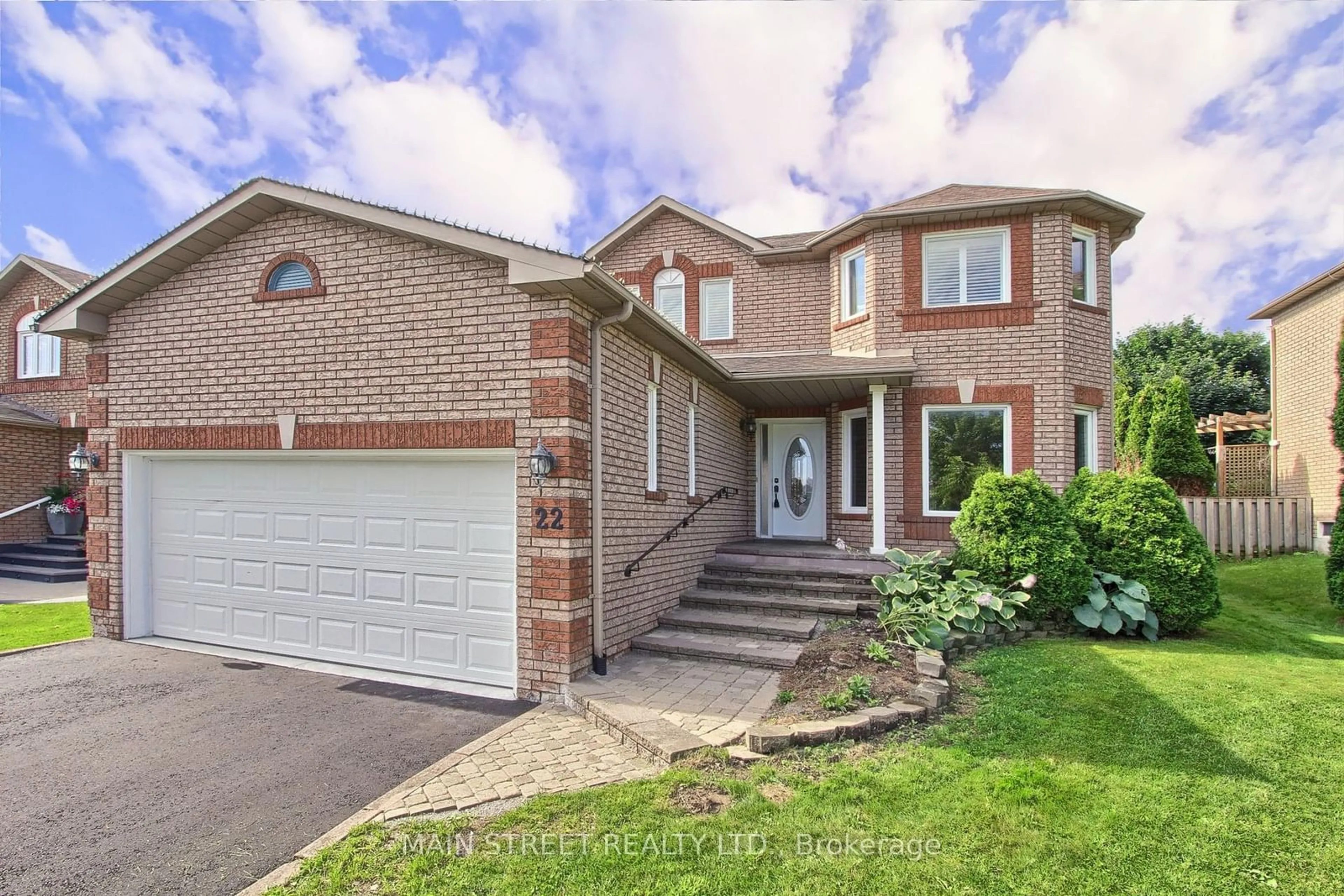 Home with brick exterior material for 22 Depeuter Cres, Bradford West Gwillimbury Ontario L3Z 3A3