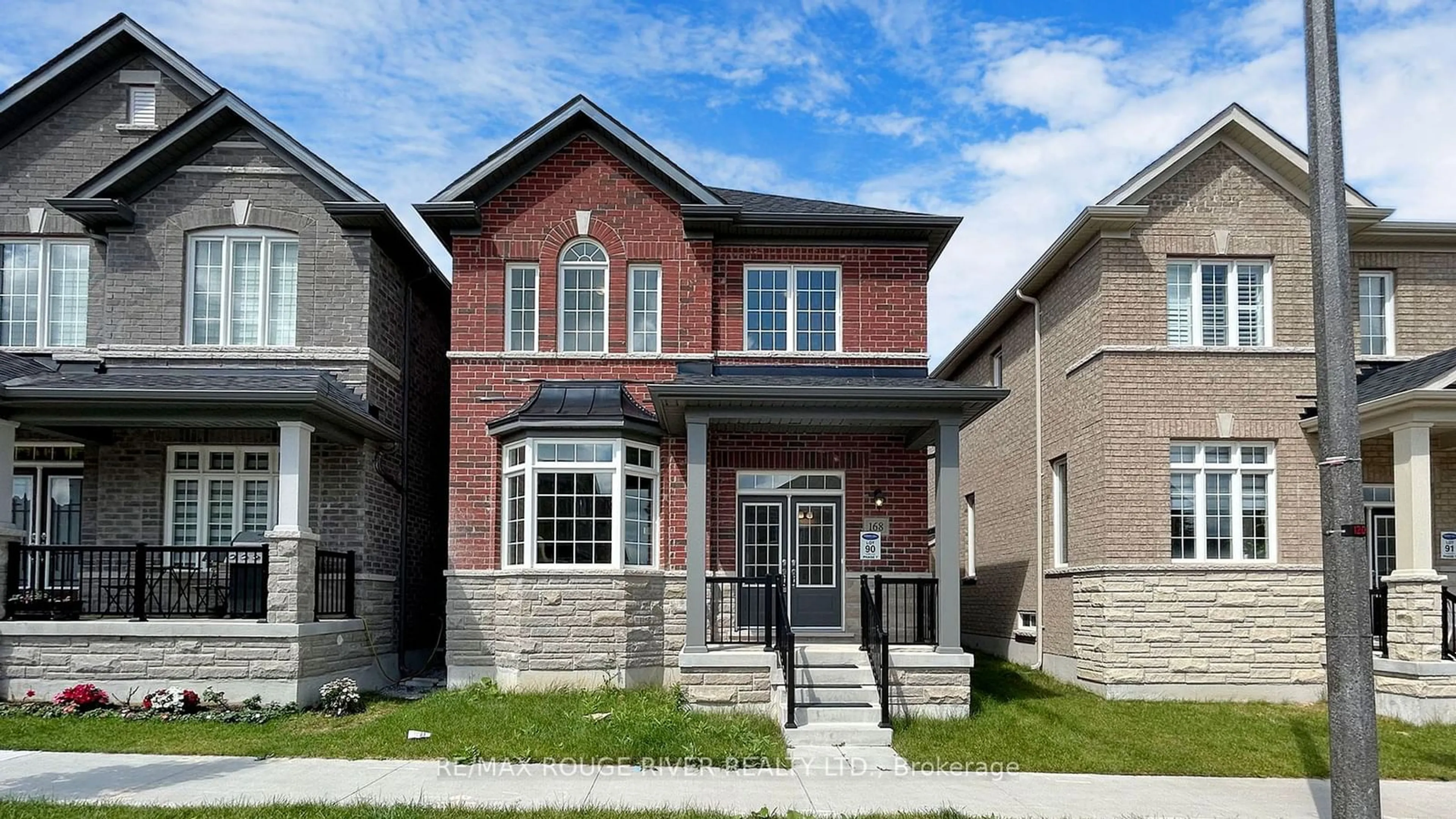 Home with brick exterior material for 168 Webb St, Markham Ontario L6B 0V5