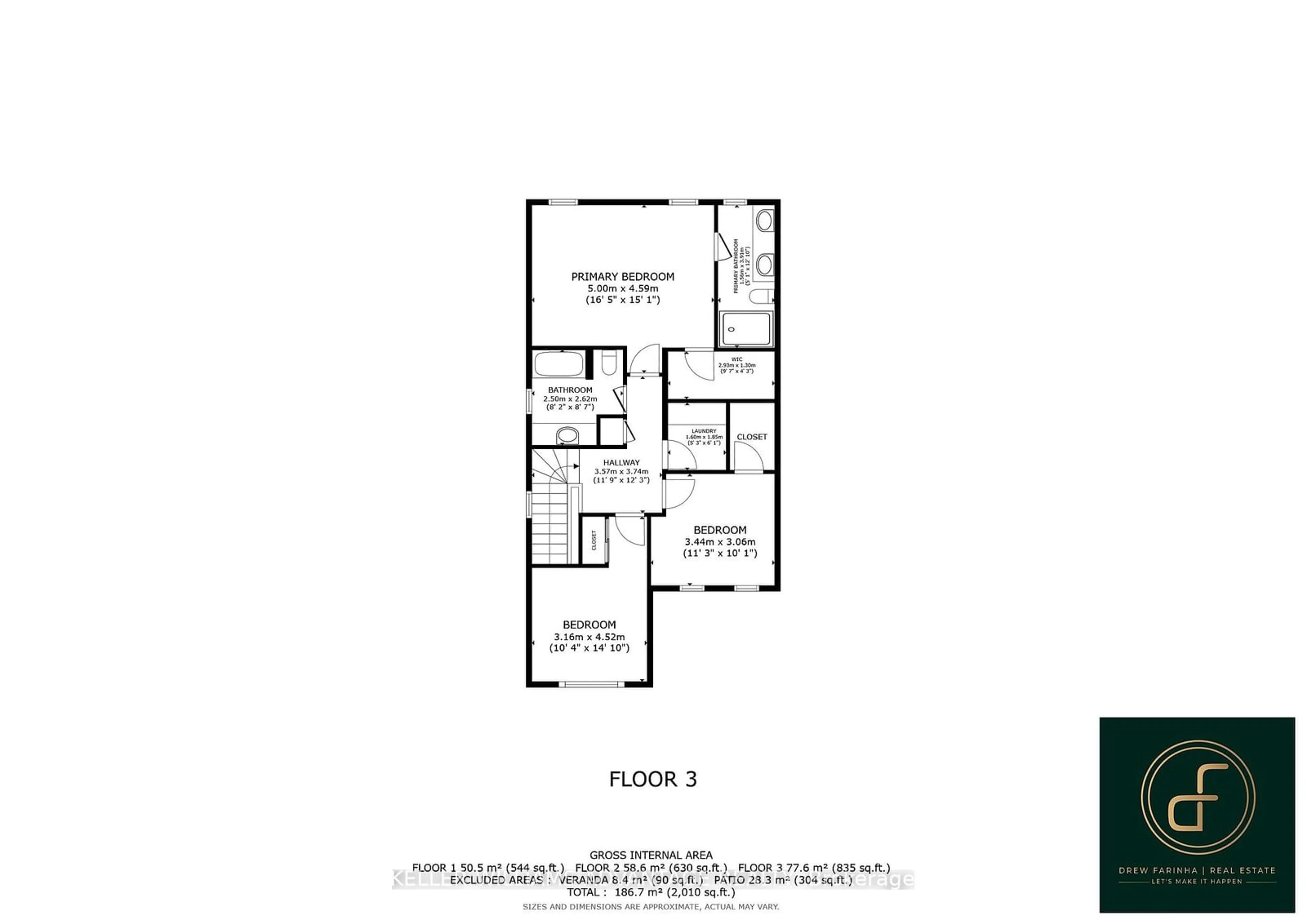 Floor plan for 156 Payne Cres, Aurora Ontario L4G 0Y3