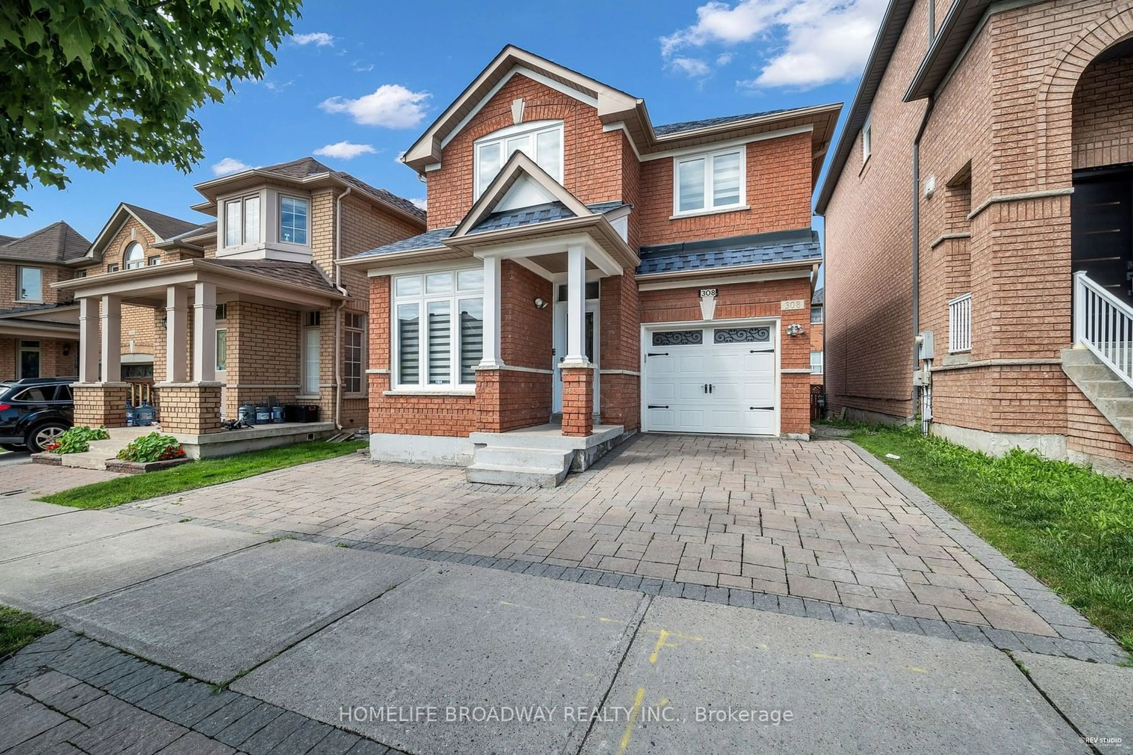 Home with brick exterior material for 308 William Berczy Blvd, Markham Ontario L6C 2G1