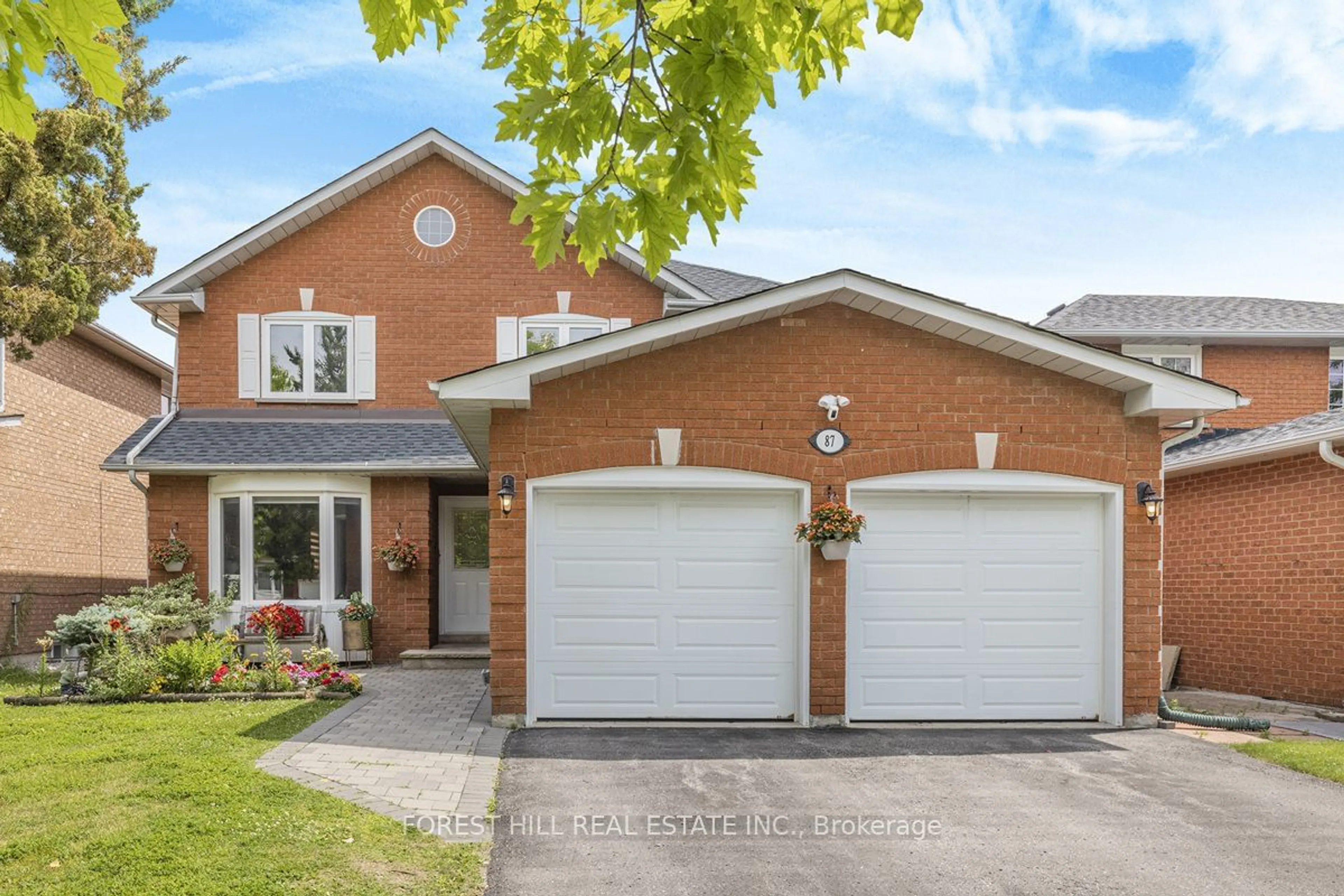 Home with brick exterior material for 87 Pine Bough Manr, Richmond Hill Ontario L4S 1A5